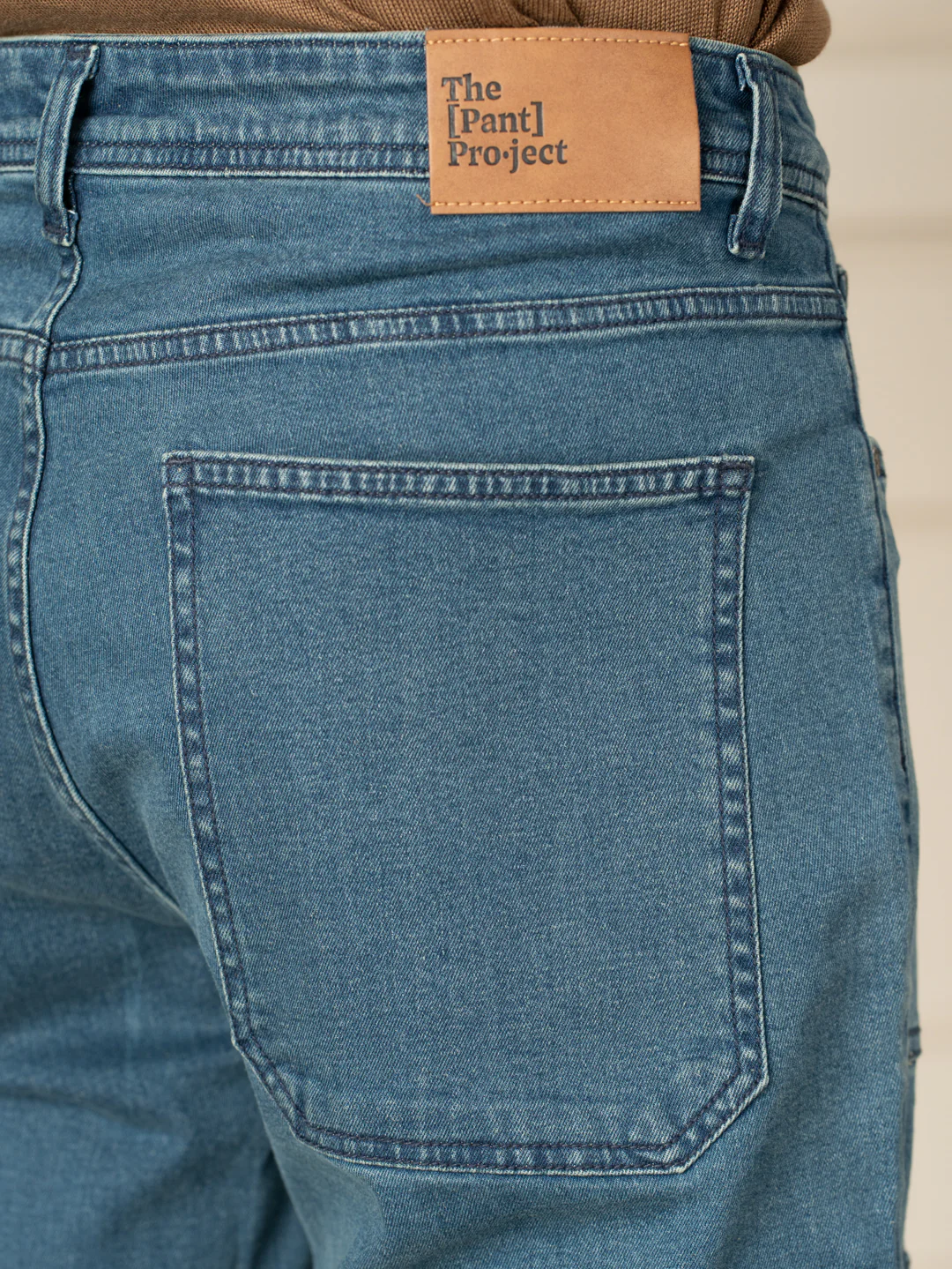 Dusty Blue Relaxed Fit Denim Cargos - Image 7
