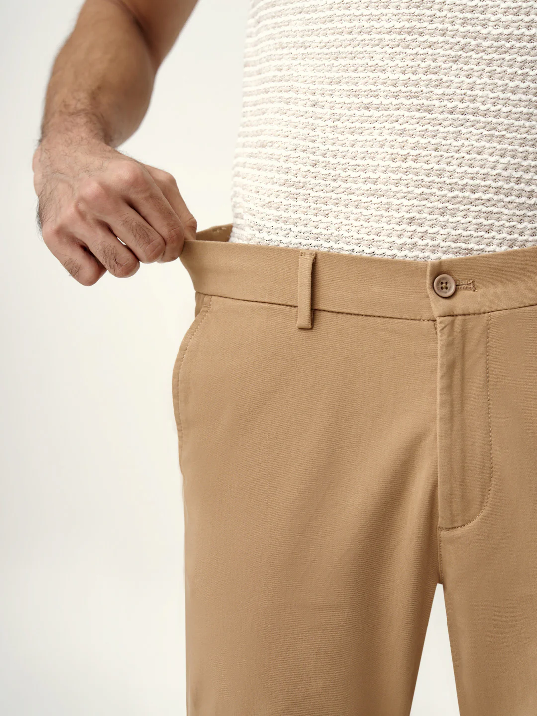 Earth Khaki Stretch Chinos - Image 4