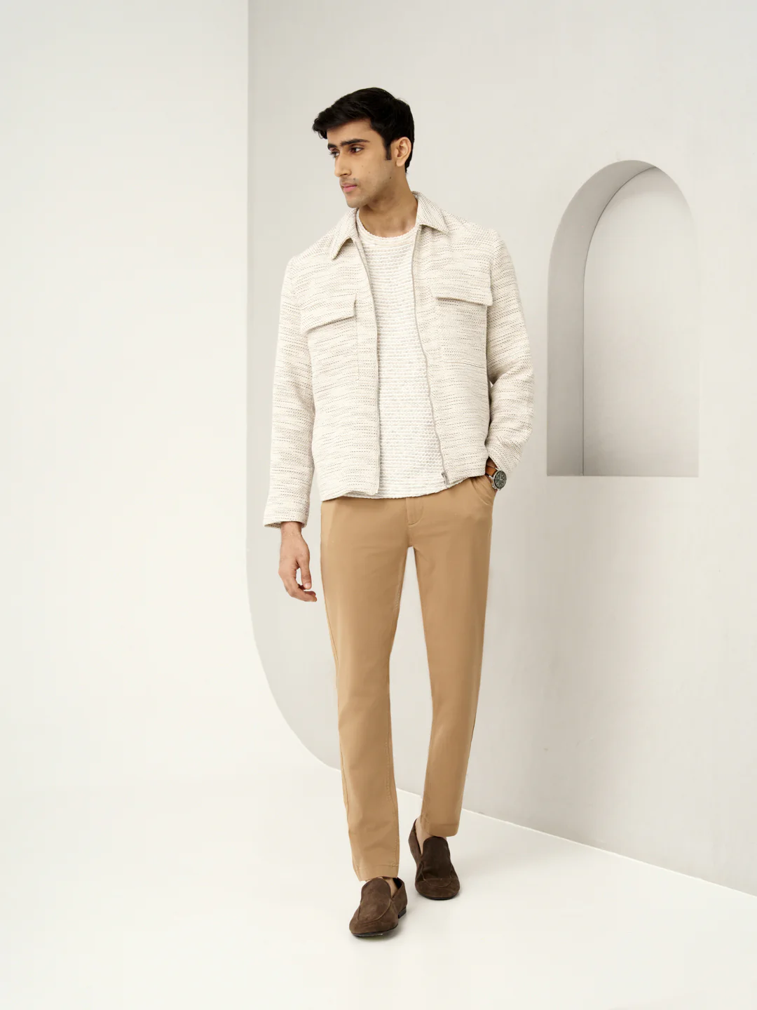 Earth Khaki Stretch Chinos - Image 5