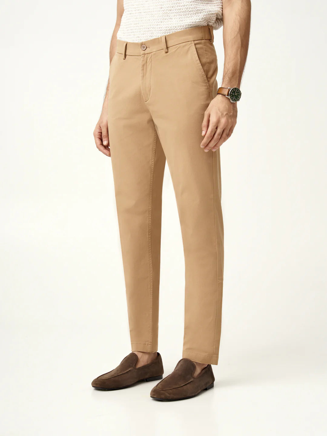 Earth Khaki Stretch Chinos - Image 8