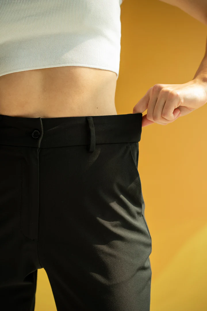 Ebony Black Stretch Pants - Women - Image 4