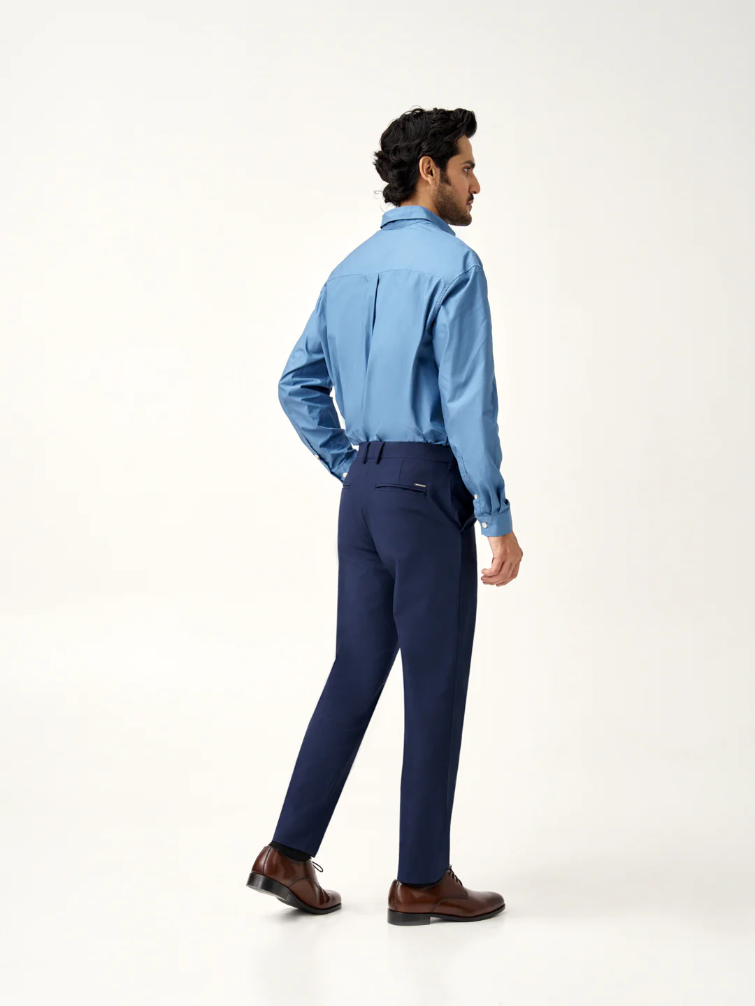 Eco Navy Stretch Pants - Image 9
