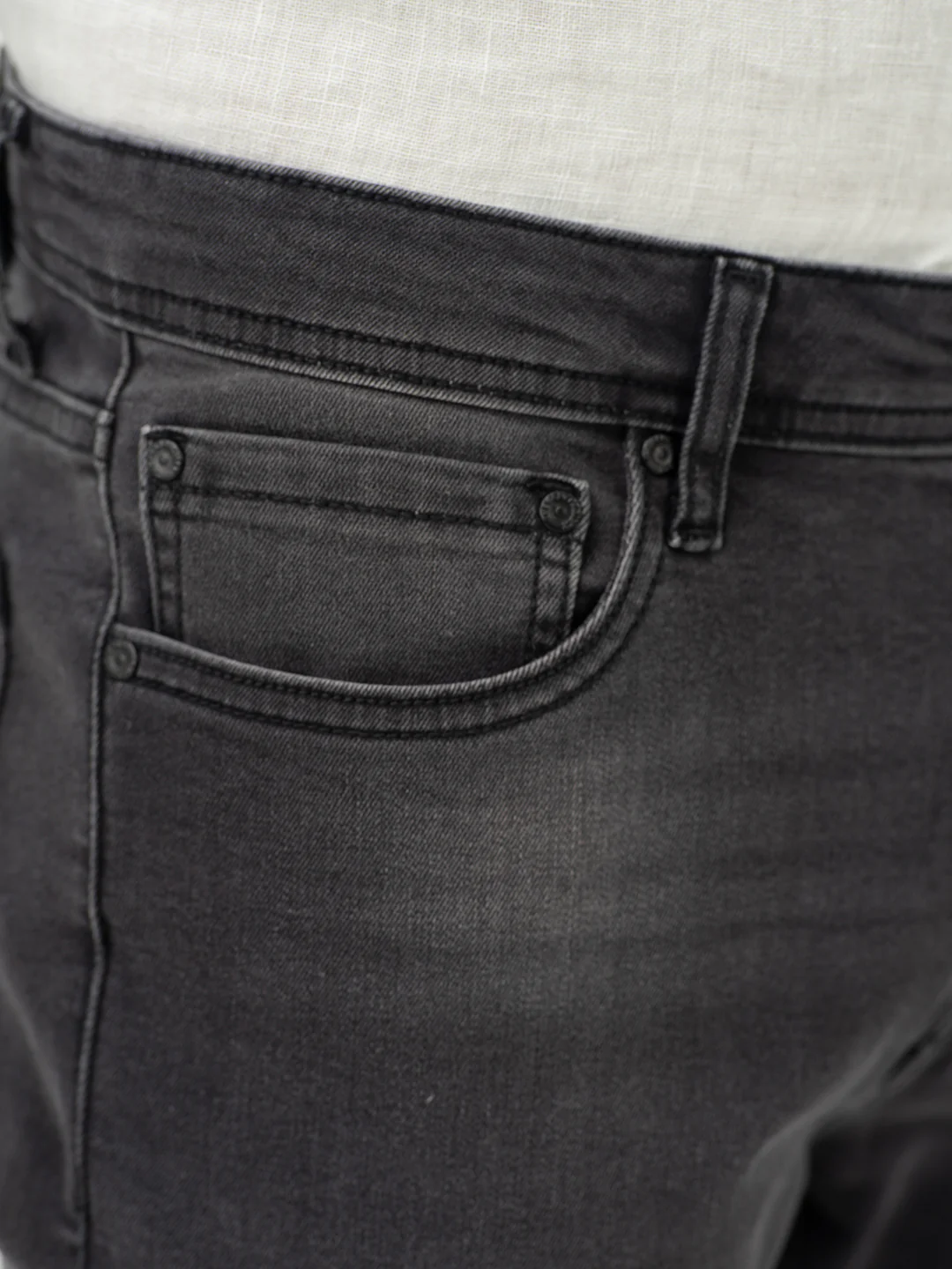 Edge Grey Slim Fit Jeans - Image 10