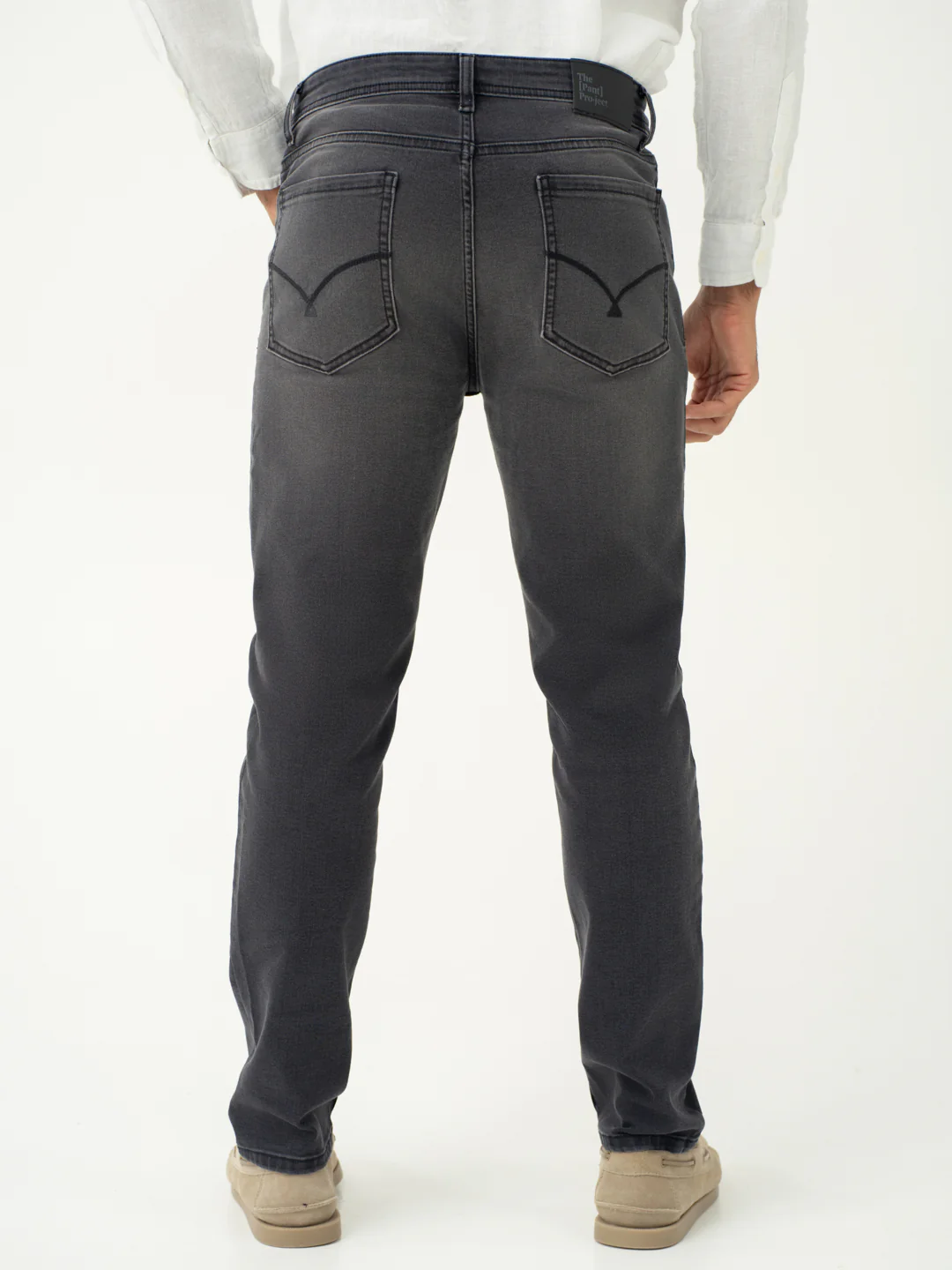 Edge Grey Slim Fit Jeans - Image 6