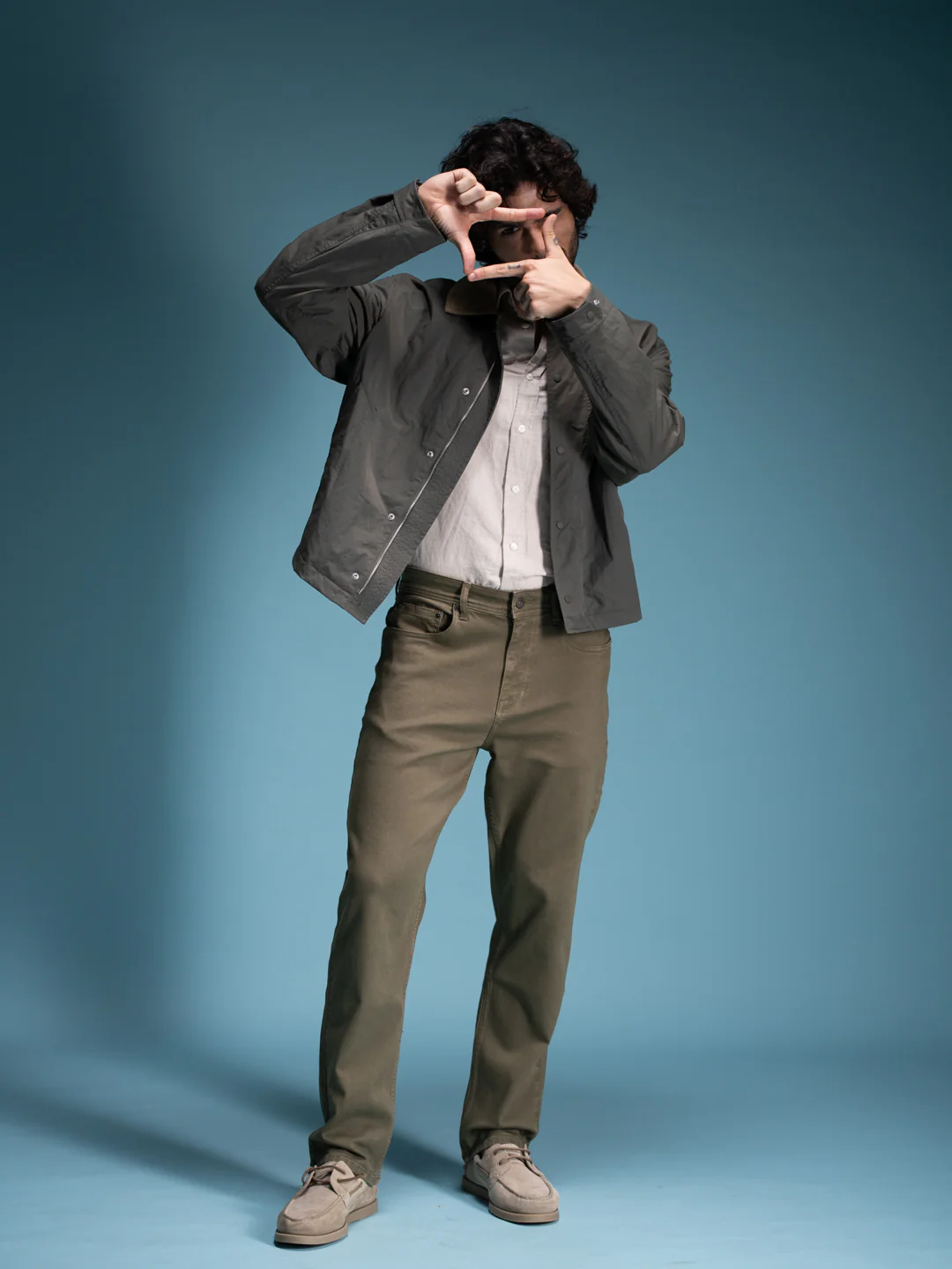 Eucalyptus Olive Relaxed Fit Jeans - Image 6