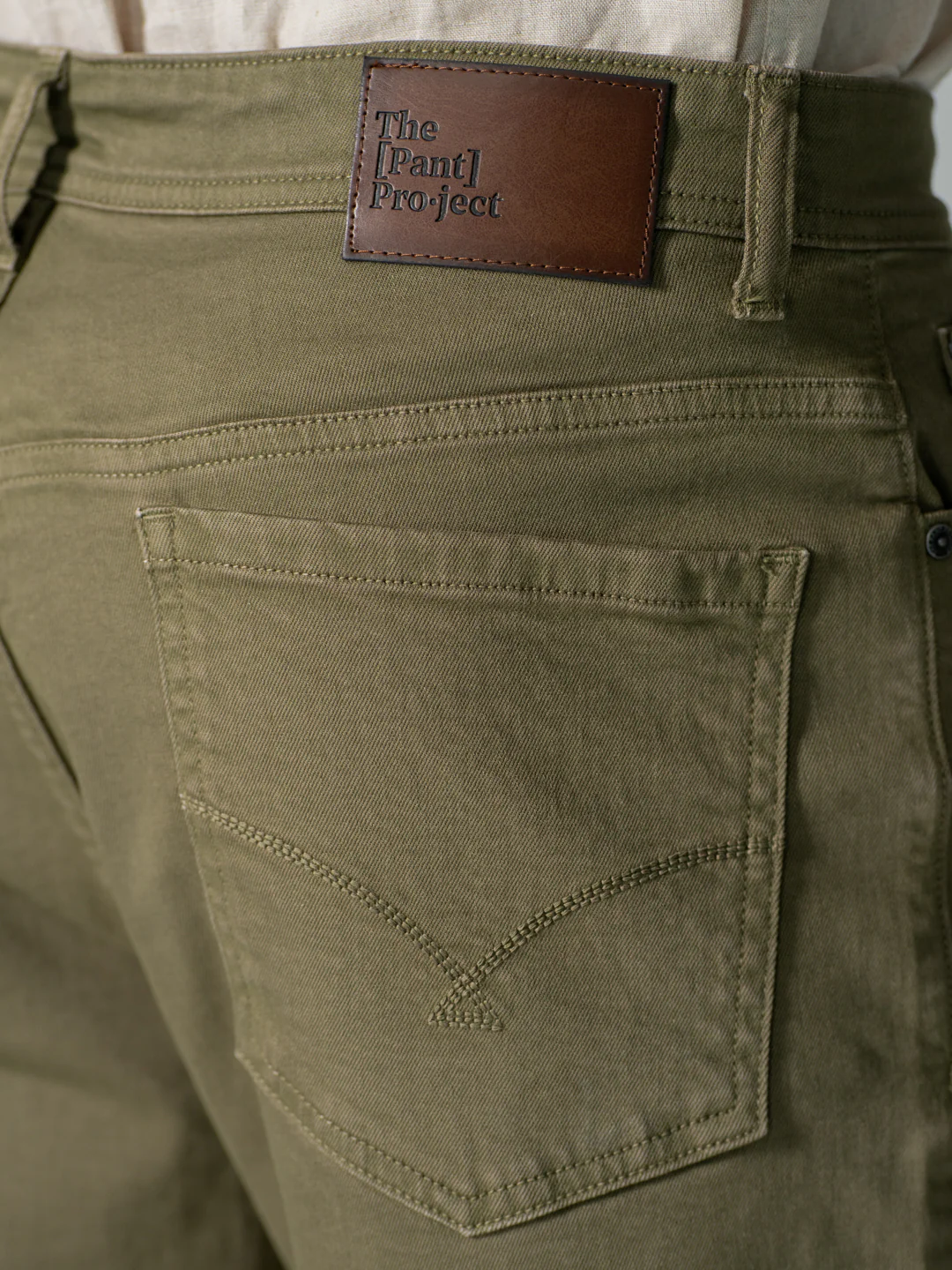Eucalyptus Olive Relaxed Fit Jeans - Image 7