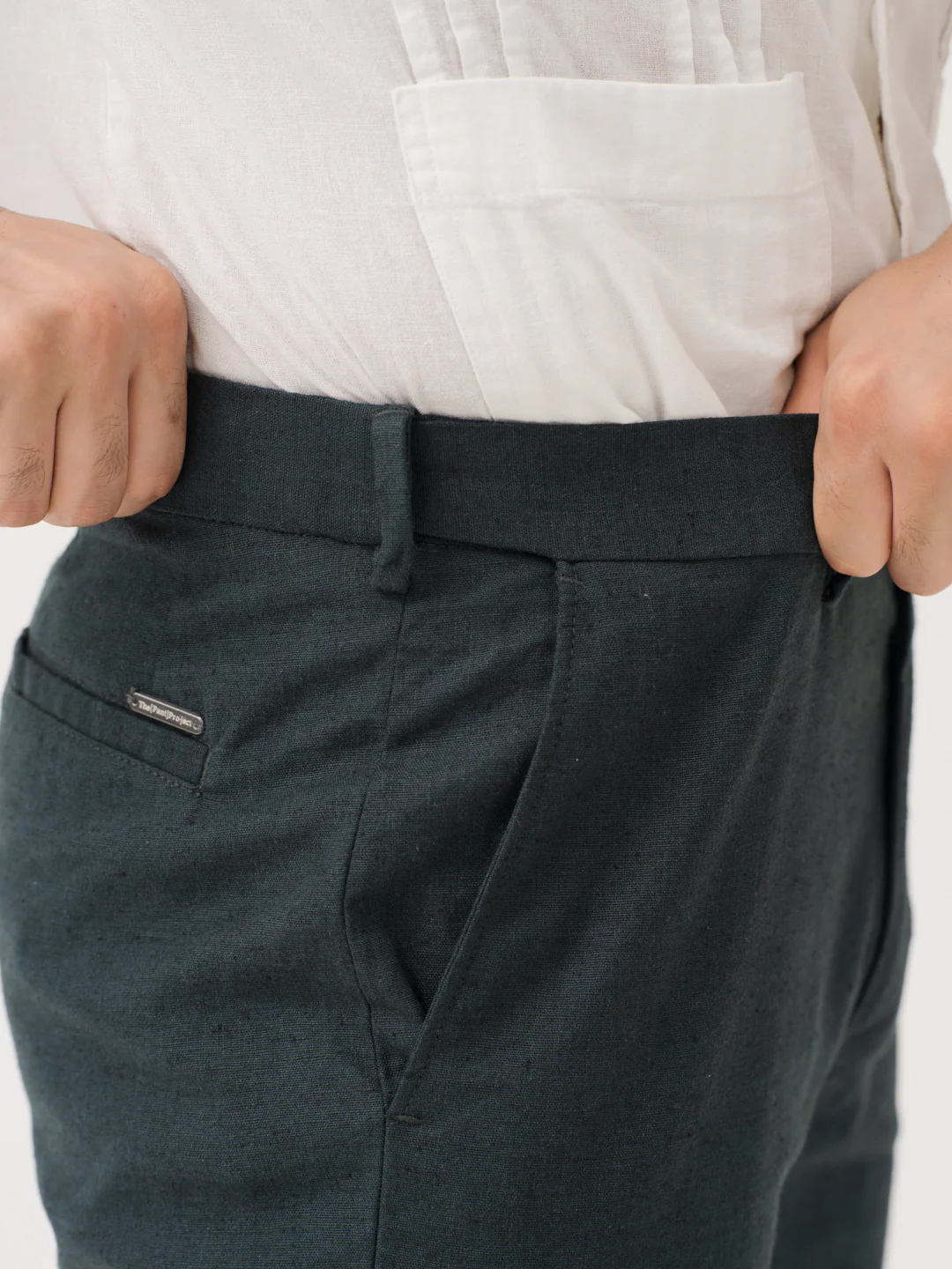 Ever Green 100% Linen Pants - Image 4