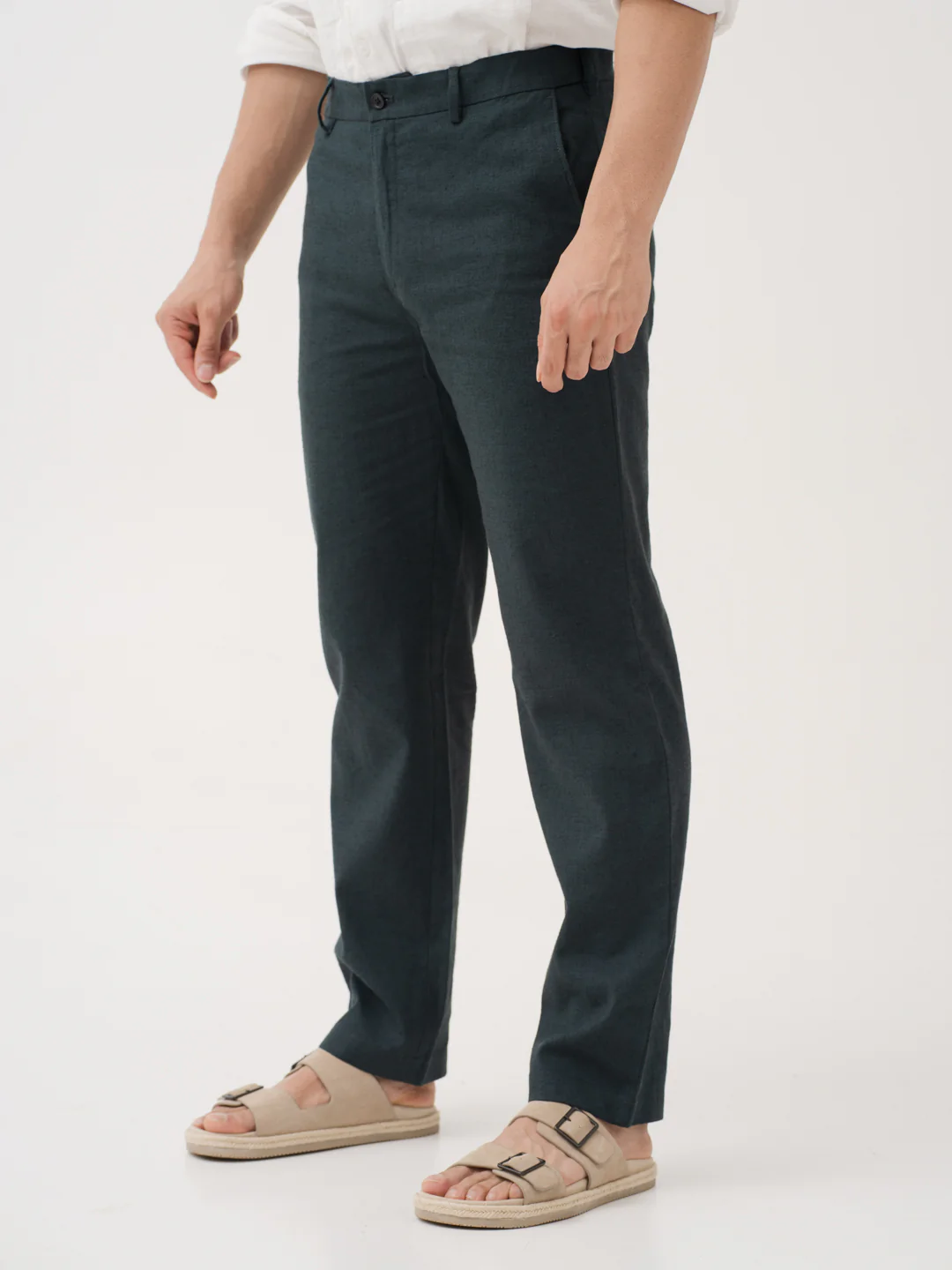 Ever Green 100% Linen Pants - Image 7