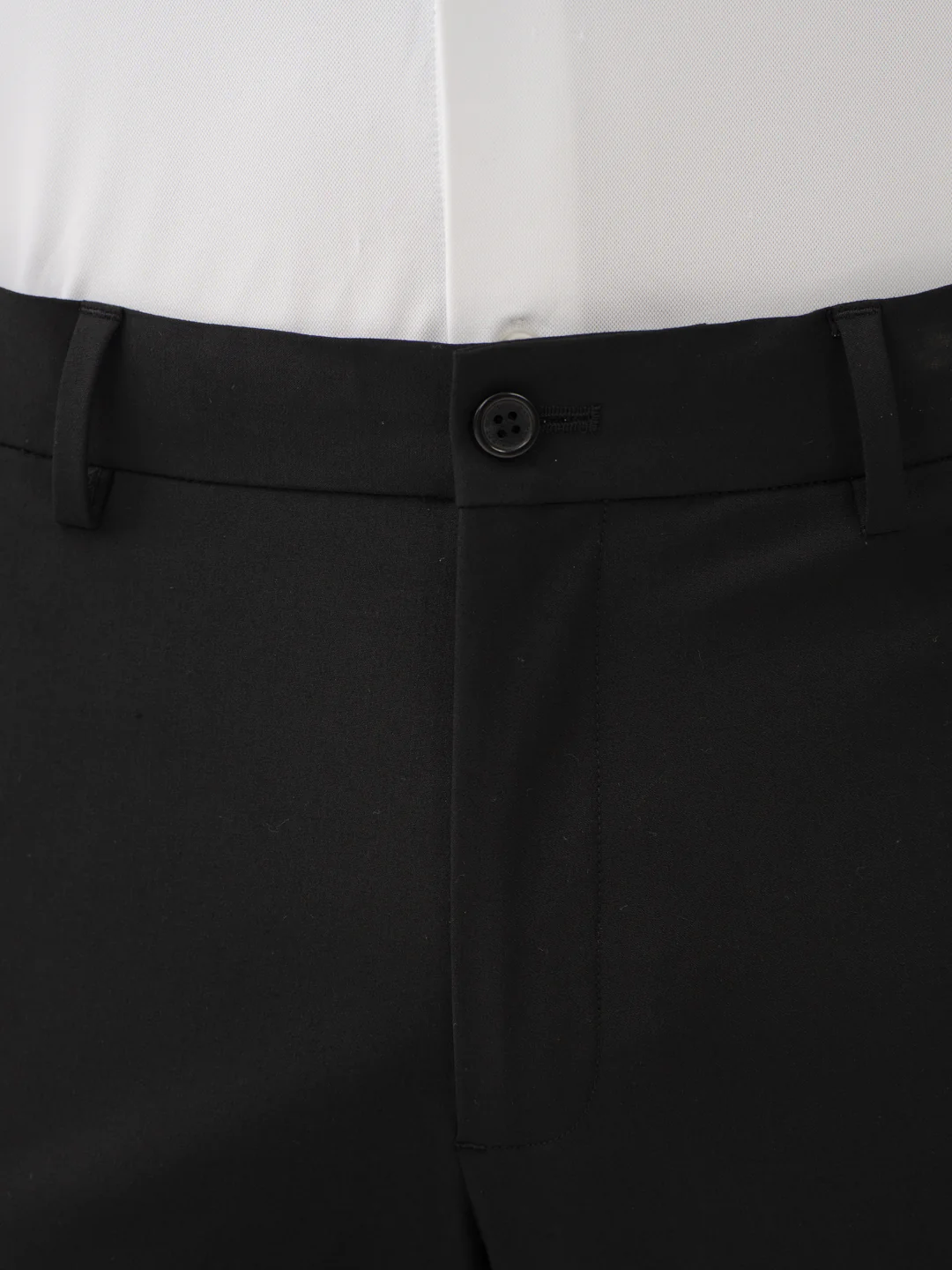 Everyday Black Relaxed Fit Stretch Formal Pants - Image 11