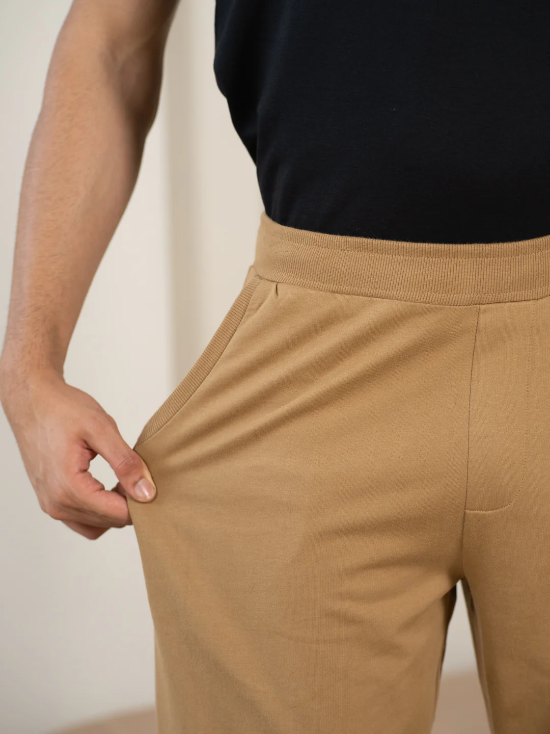 Explorer Khaki Cotton Sweatpants - Image 4