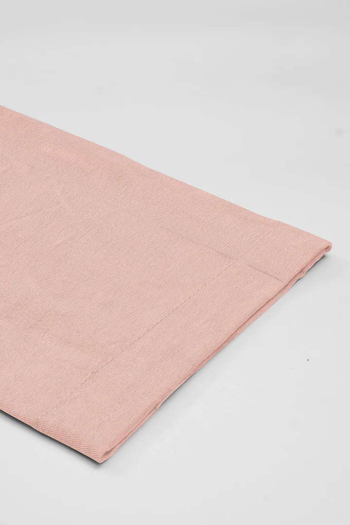 Flamingo Peach Cotton Stretch Chinos - Image 6