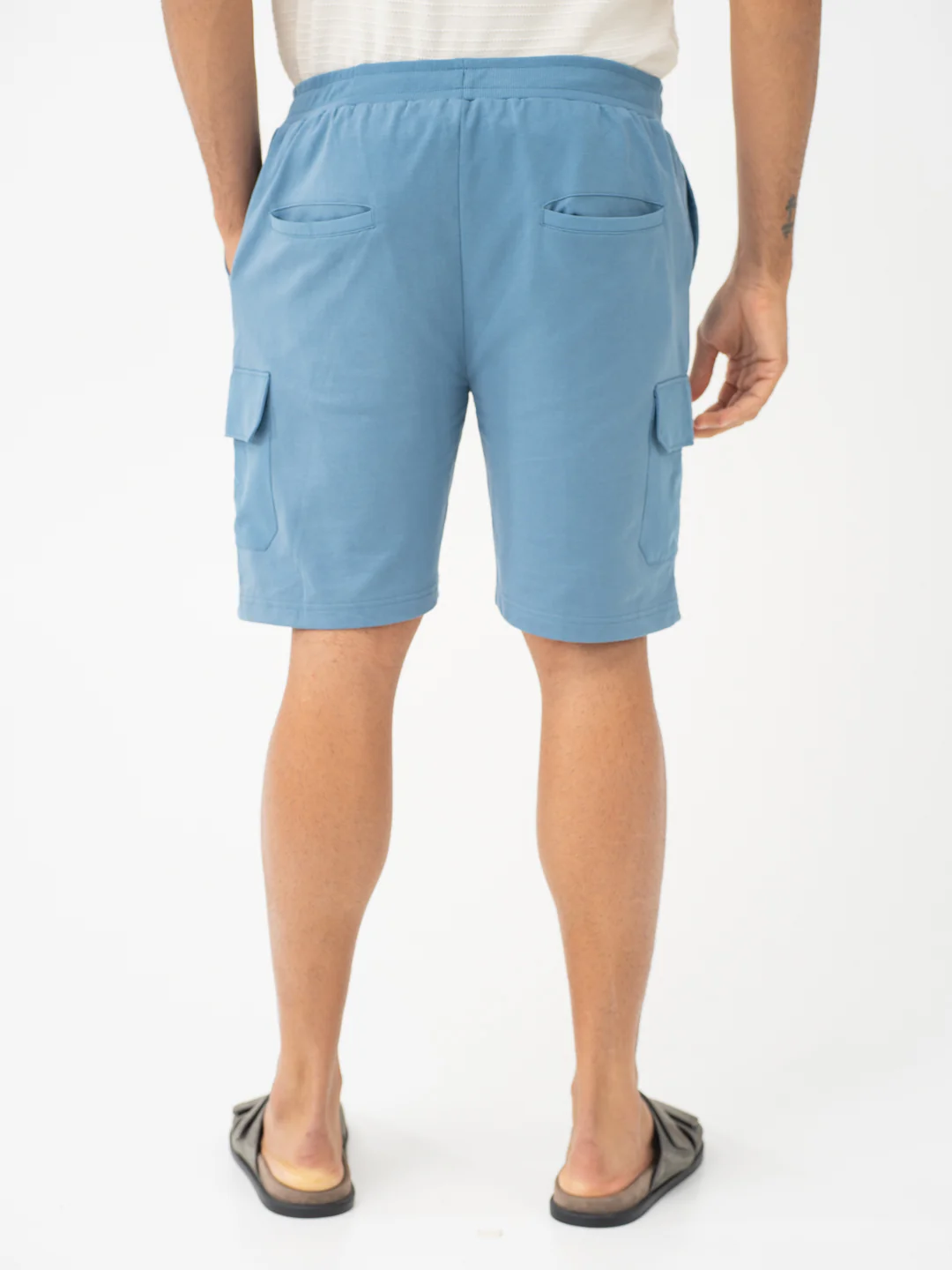 Flip Blue Relaxed Fit Cargo Sweatshorts - Image 7