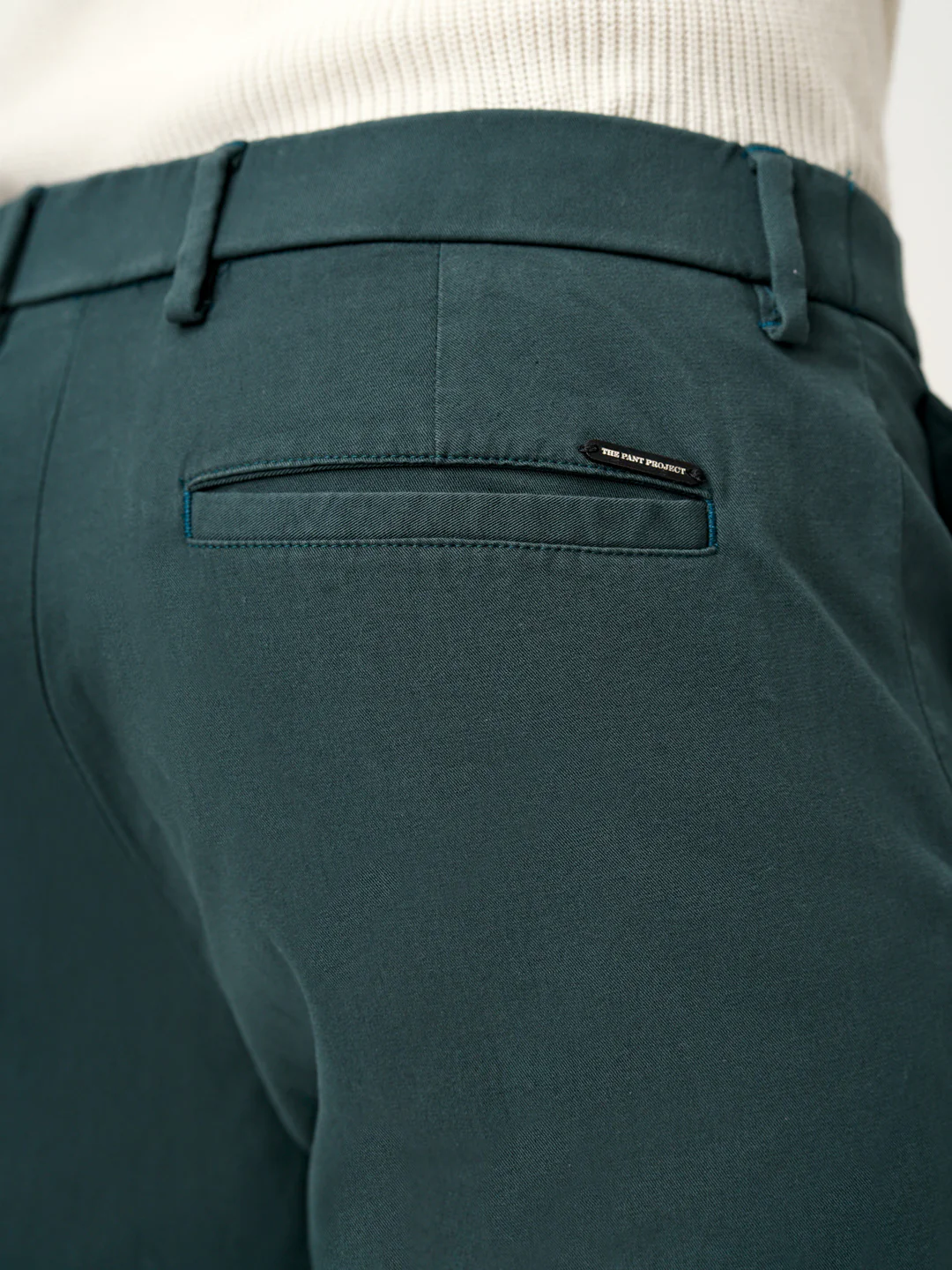 Forest Green Stretch Chinos - Image 5