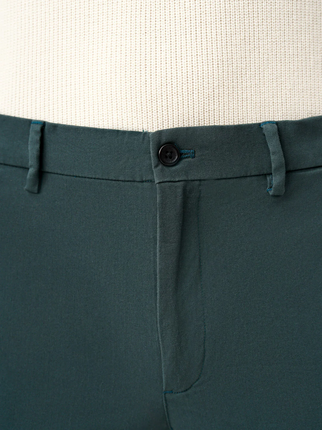 Forest Green Stretch Chinos - Image 7