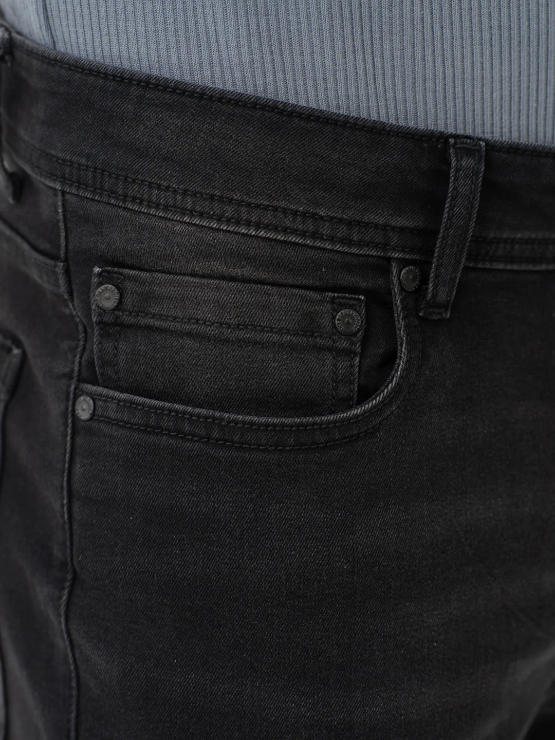 Forge Black Slim Fit Jeans - Image 10