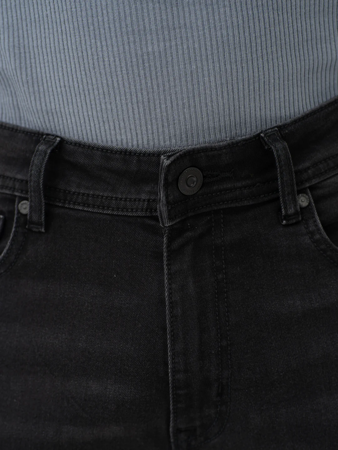 Forge Black Slim Fit Jeans - Image 11