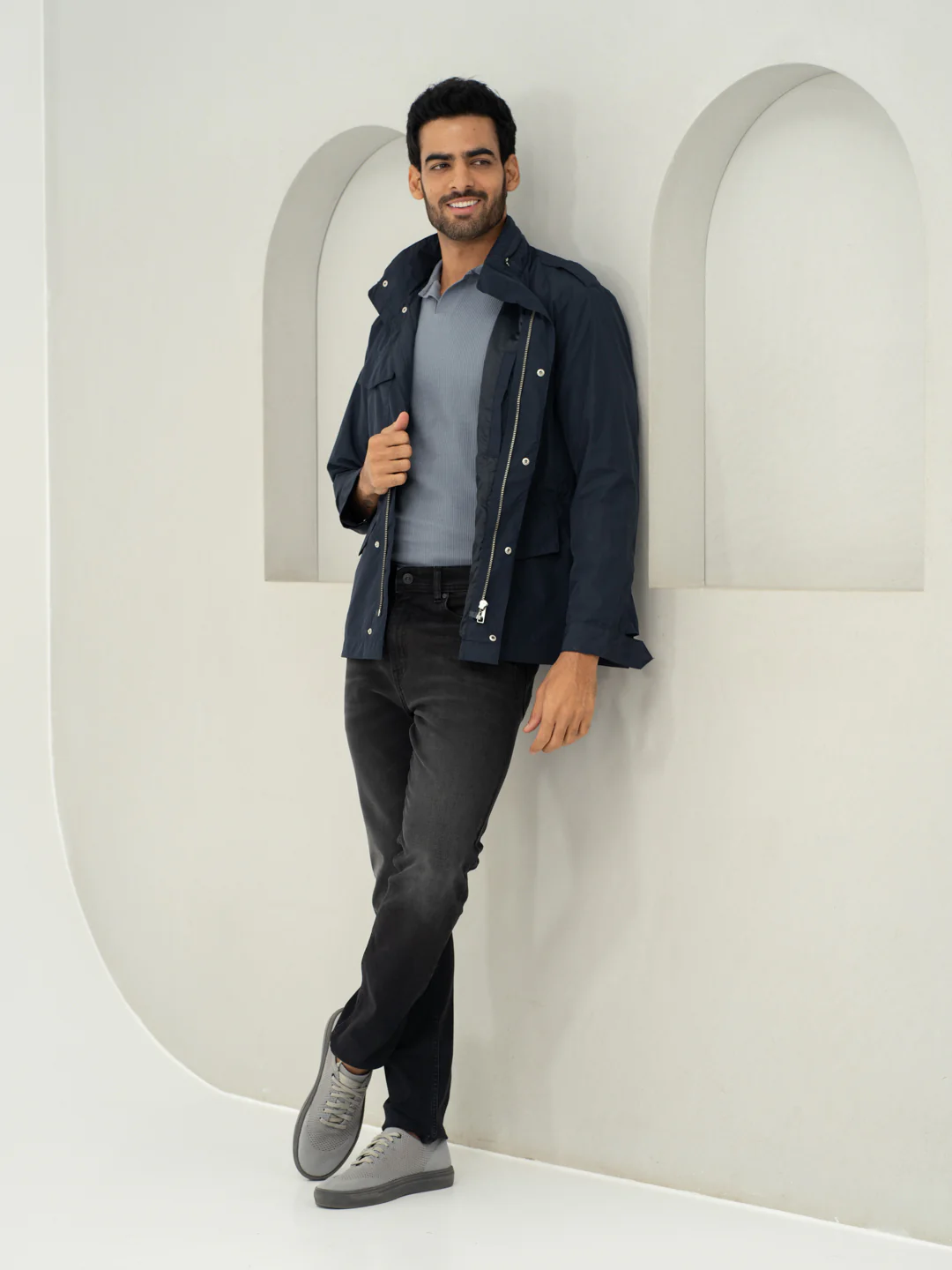 Forge Black Slim Fit Jeans - Image 5