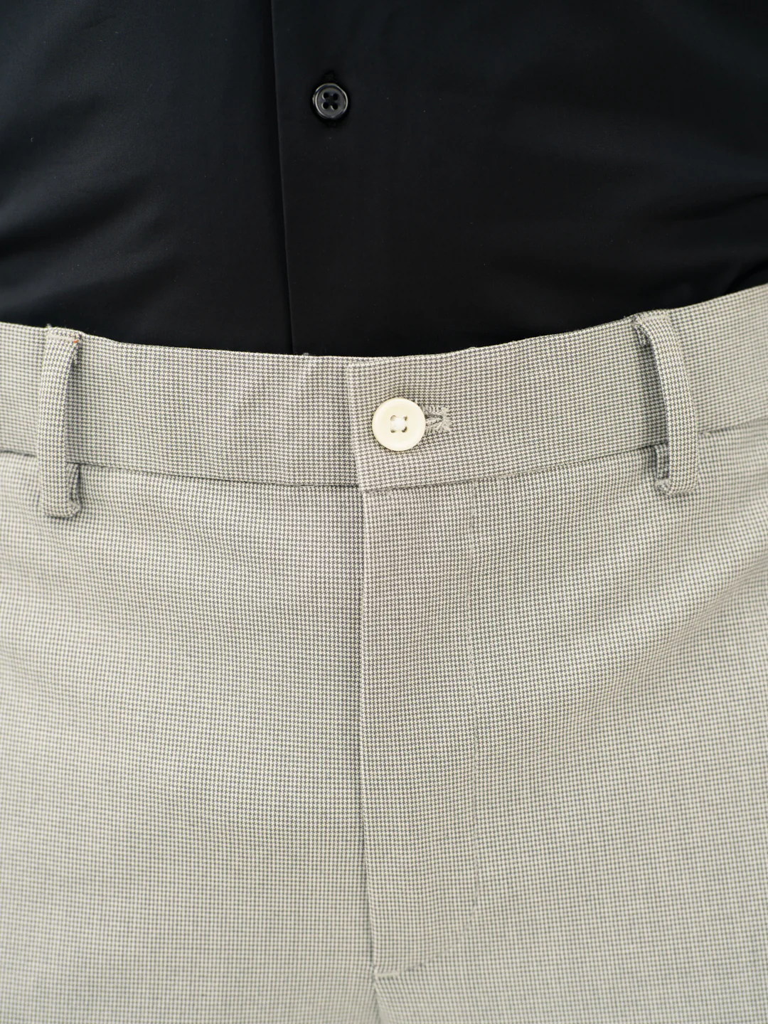 French Grey Houndstooth Pants - Image 11