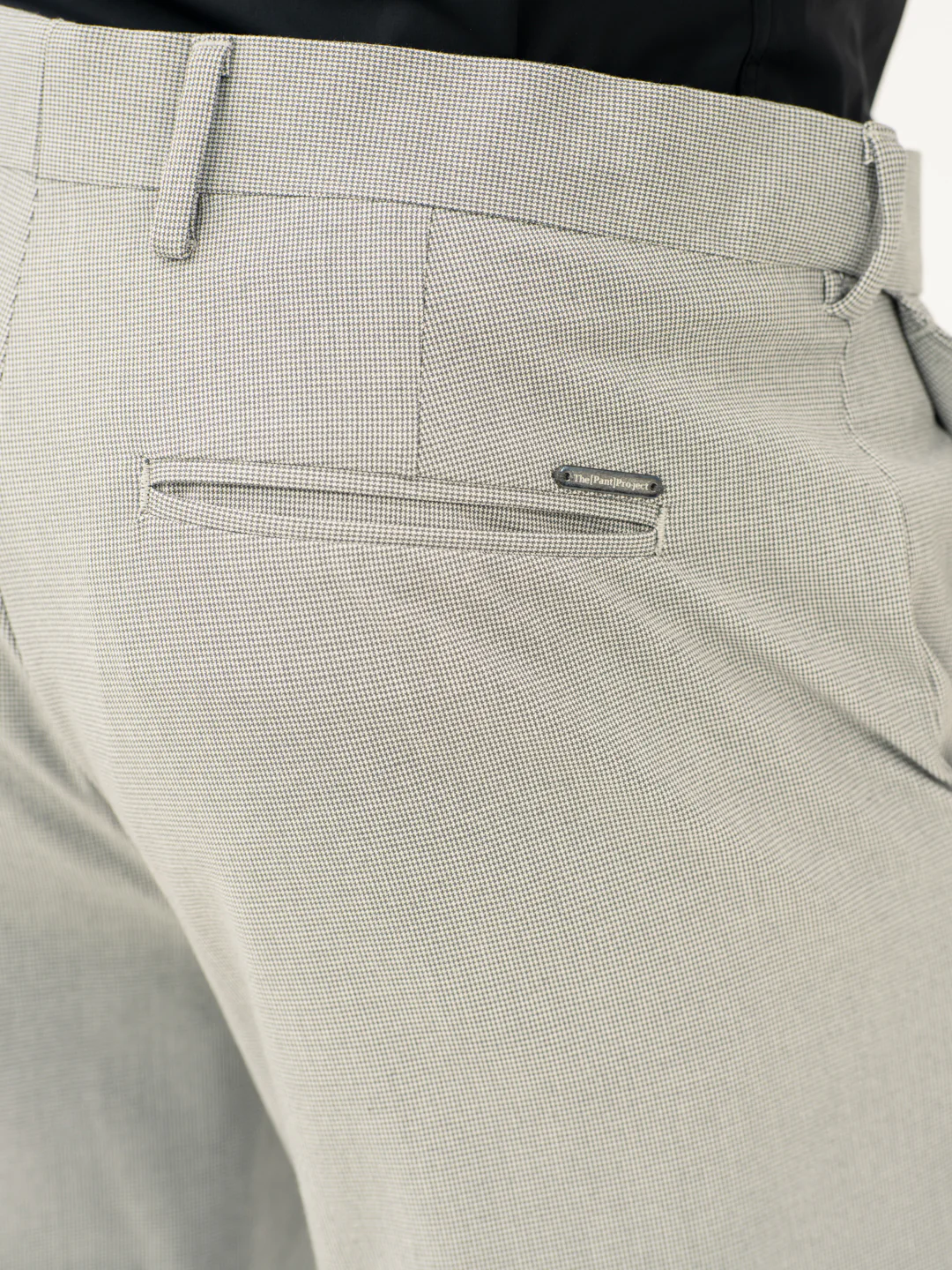 French Grey Houndstooth Pants - Image 12