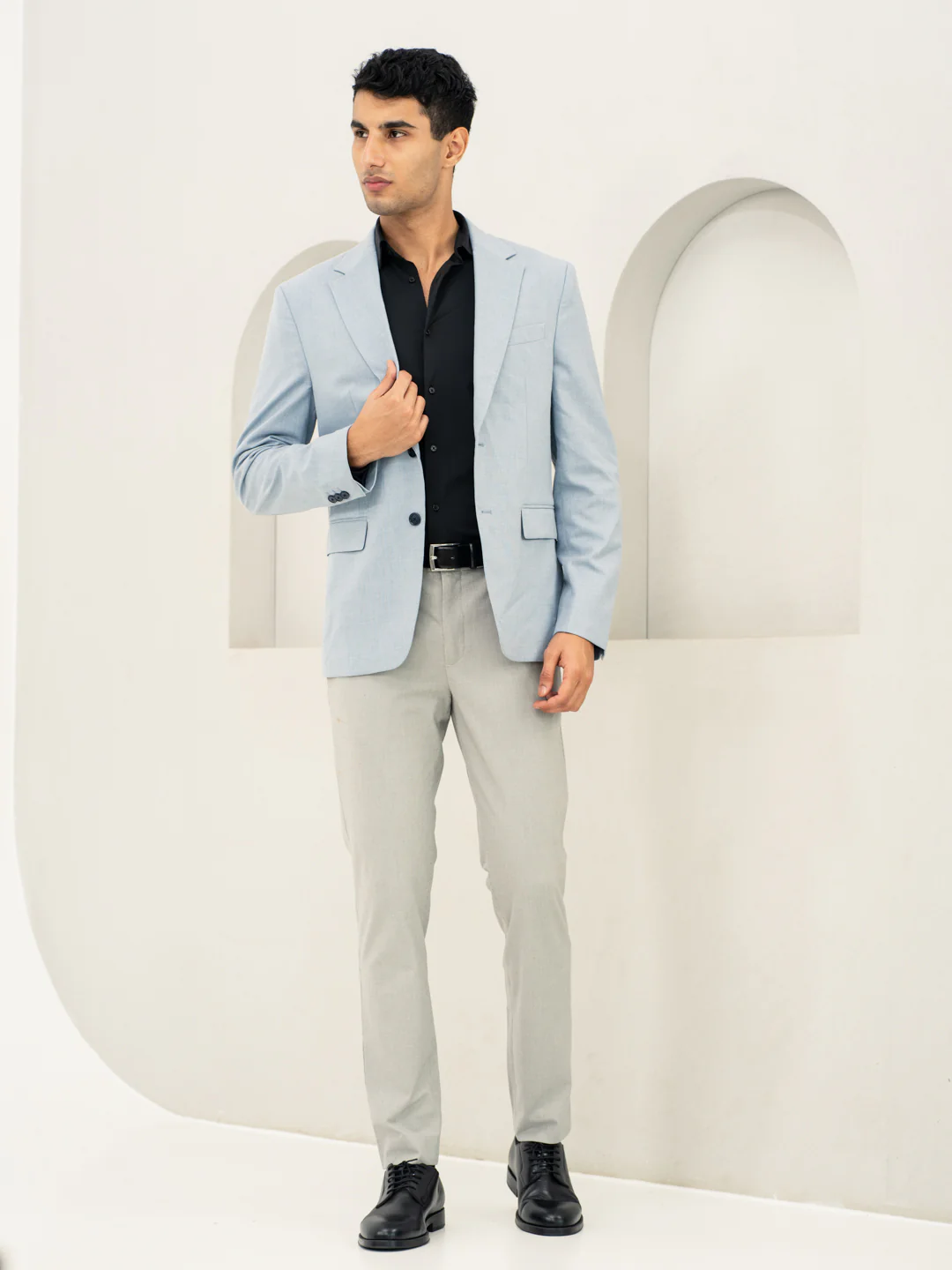 French Grey Houndstooth Pants - Image 9