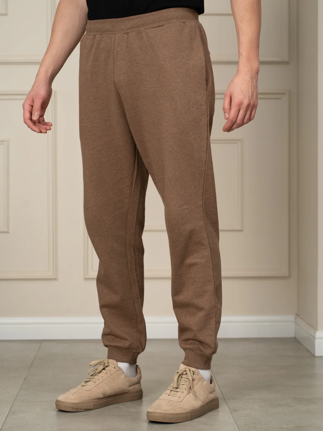Freya Beige Tapered Fit Joggers - Image 8