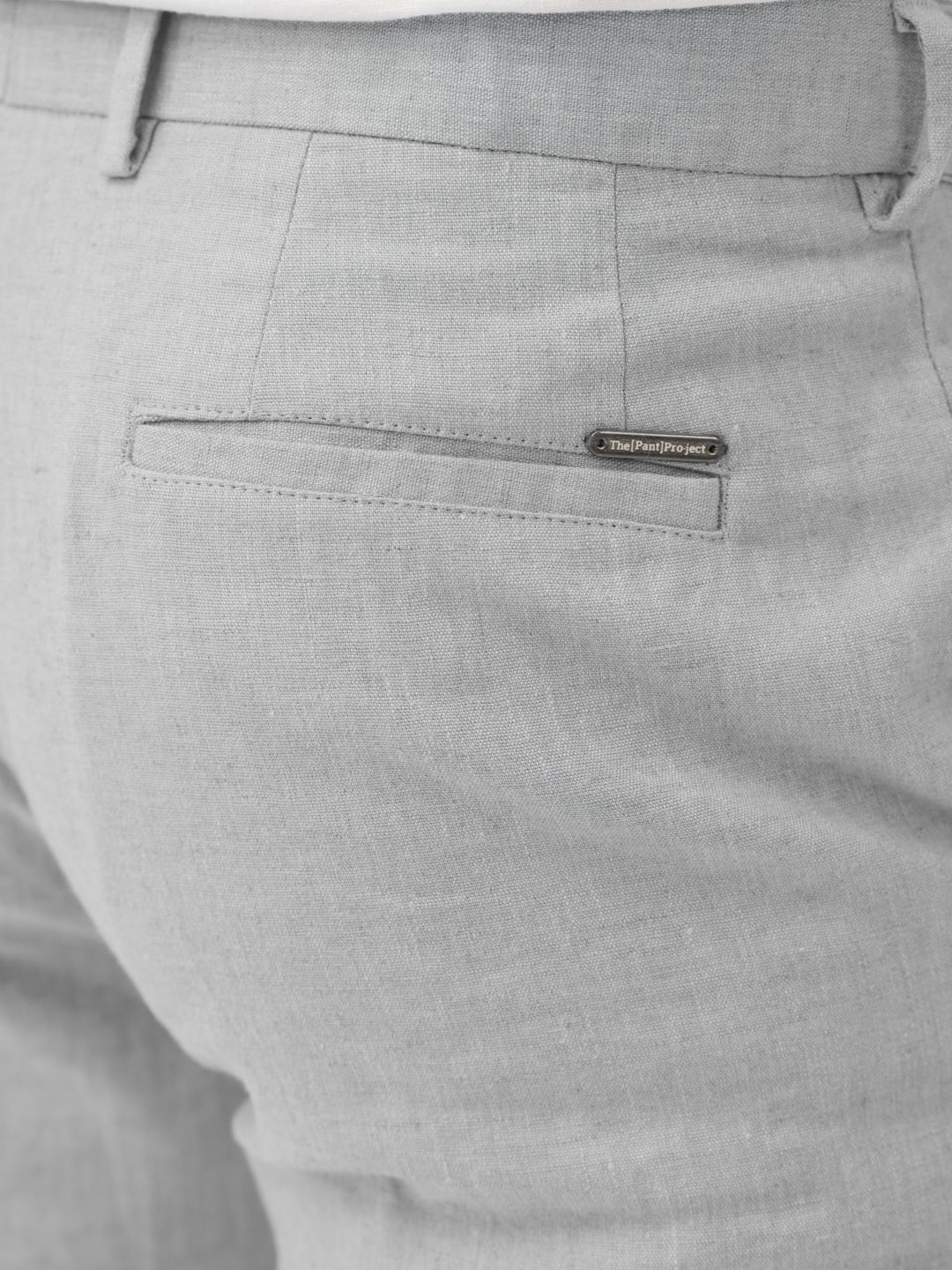 Froselle Grey Linen Sorona Pants - Image 9