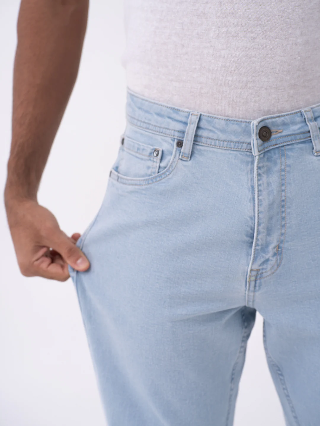 Frozen Blue Relaxed Fit Jeans - Image 3