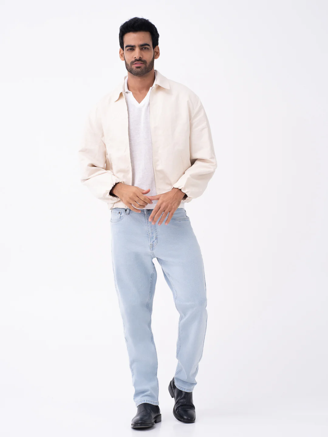 Frozen Blue Relaxed Fit Jeans - Image 5