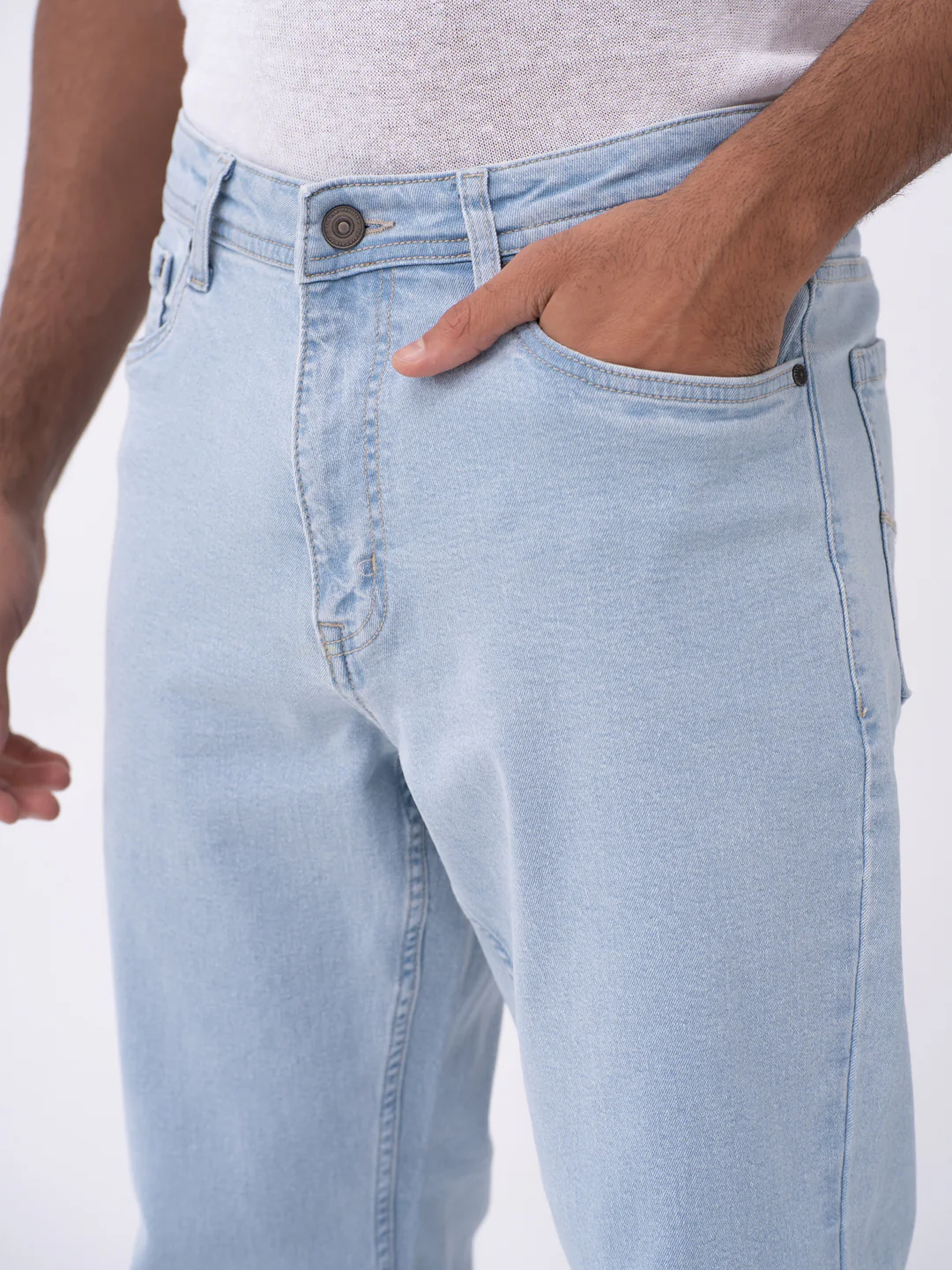 Frozen Blue Relaxed Fit Jeans - Image 9