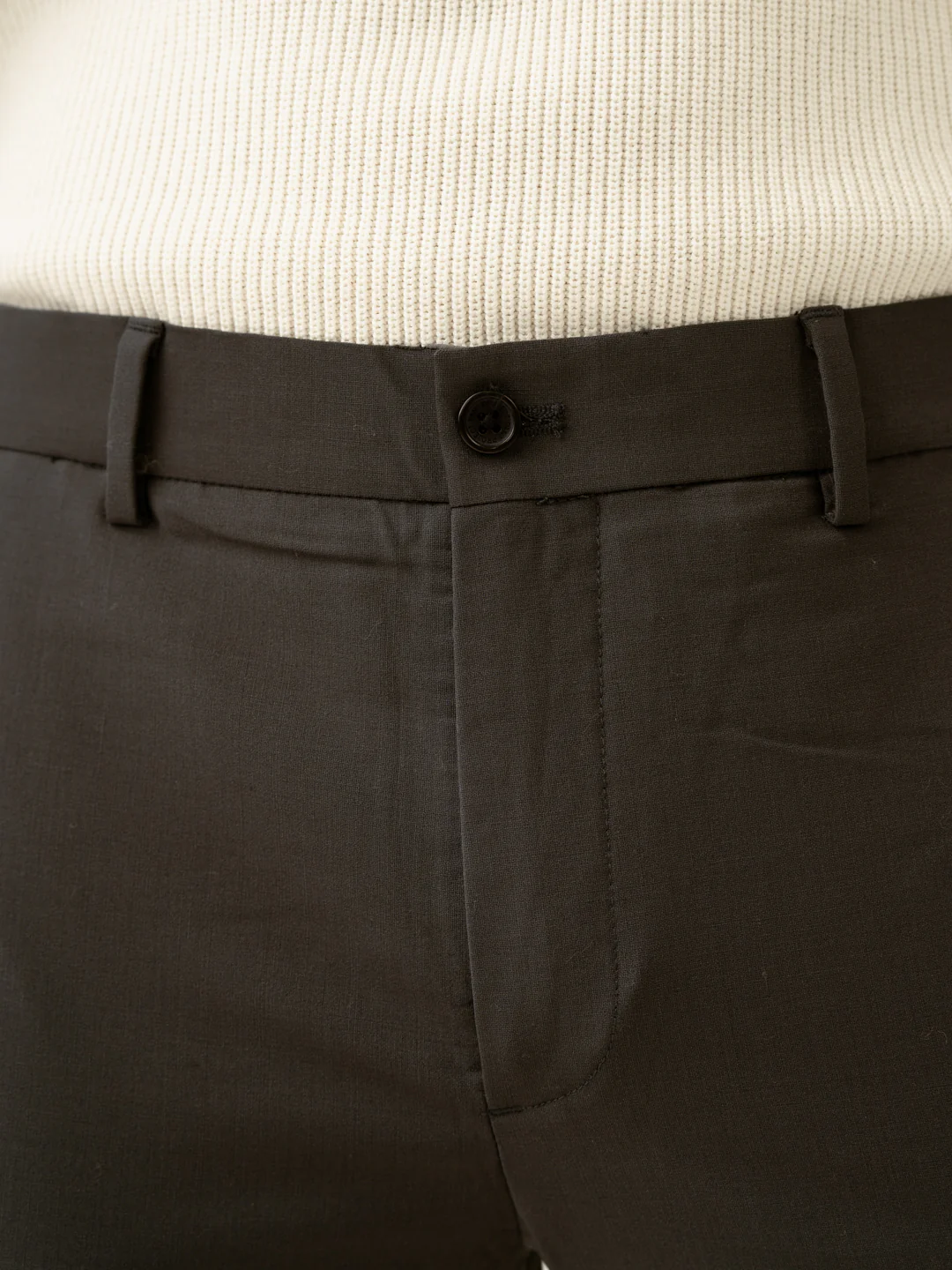 Geneva Grey Luxury Merino Wool Pants - Image 5
