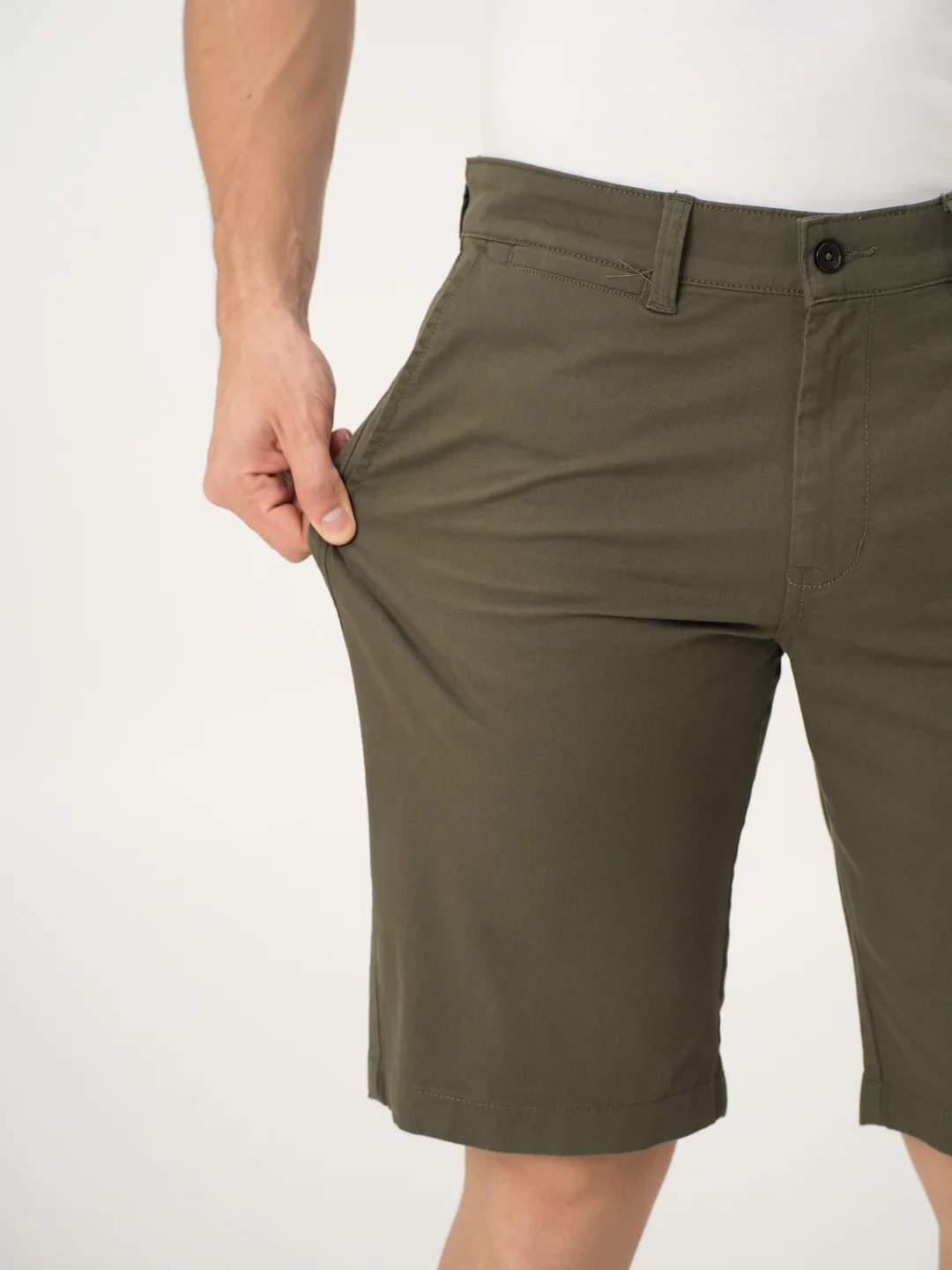 Globe Olive Chino Shorts - Image 3