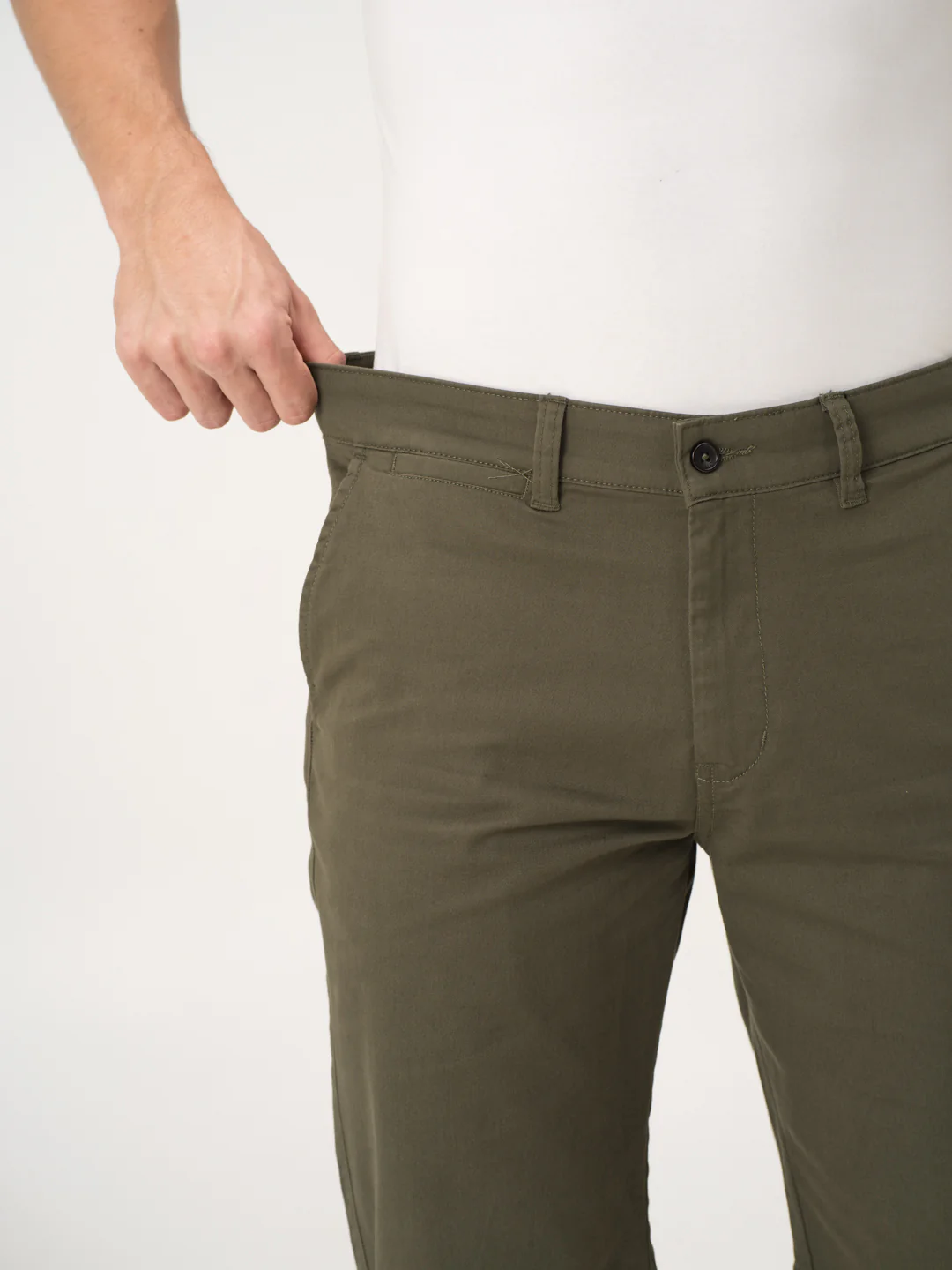 Globe Olive Chino Shorts - Image 4