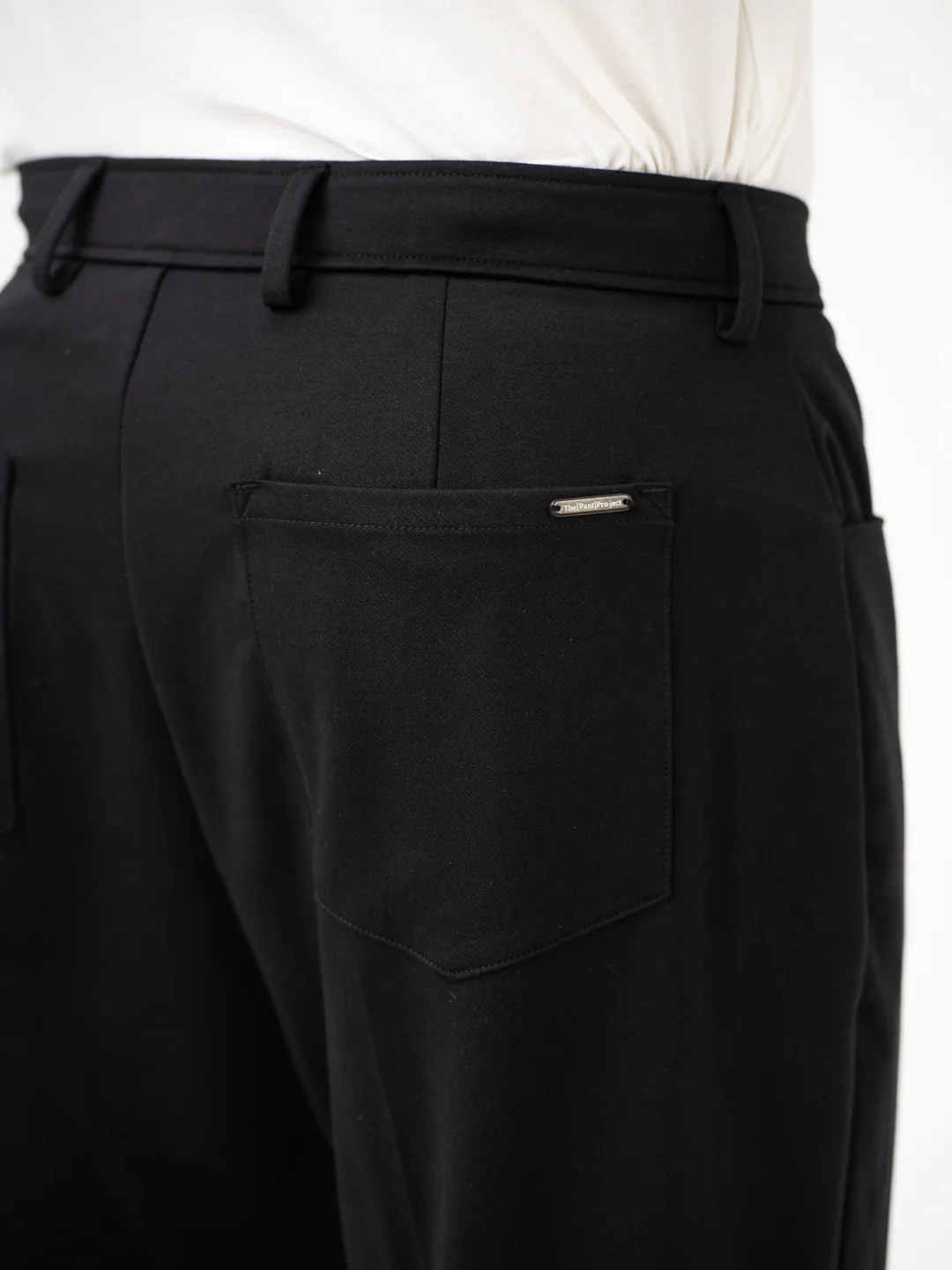 Gothic Black Relaxed Fit Korean Pintuck Pants - Image 7