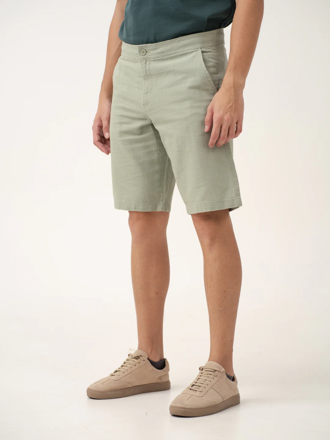 Grace Green All Day Lounge Cotton Shorts - Image 3