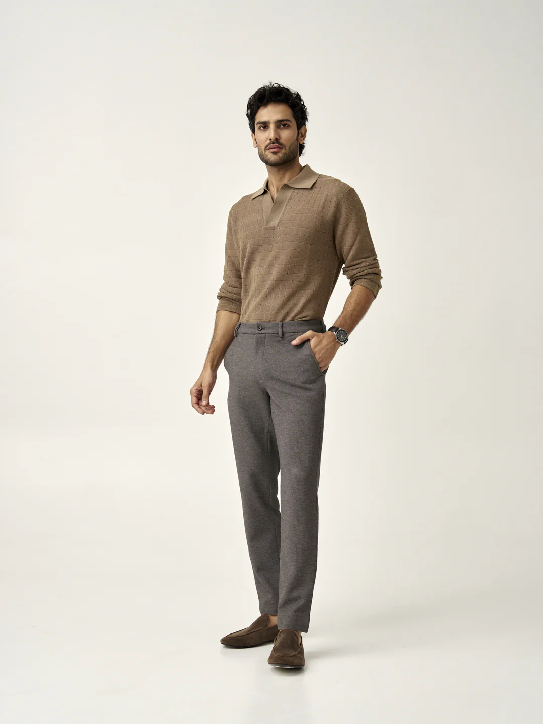 Granite Textured Power-Stretch Pants - Image 5
