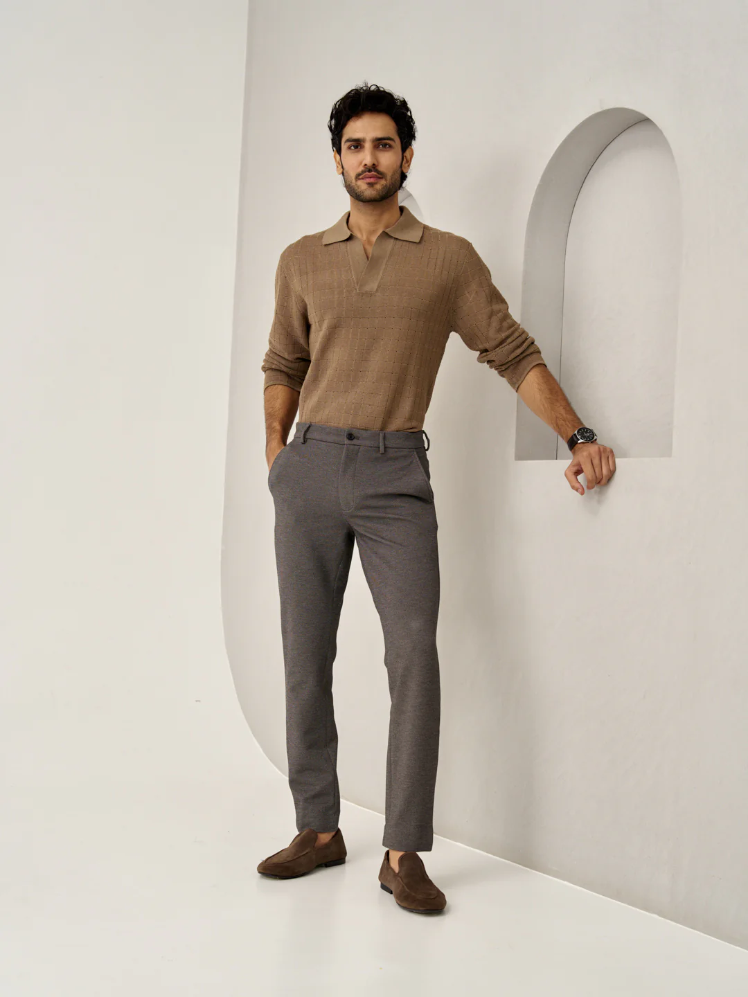 Granite Textured Power-Stretch Pants - Image 6