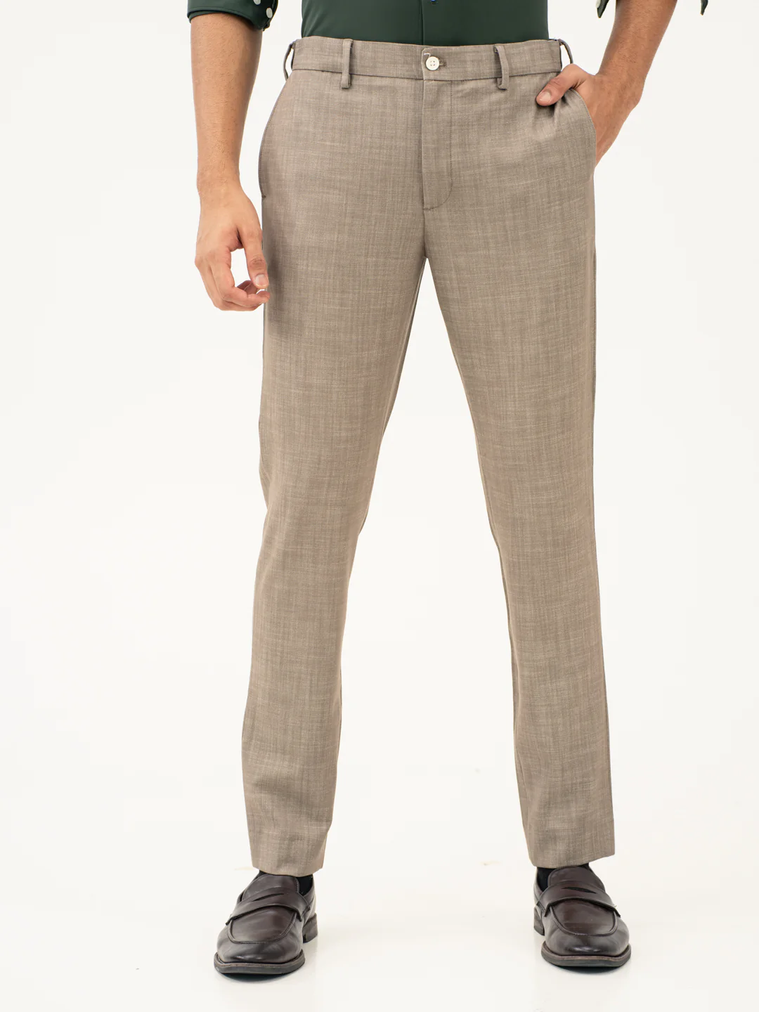 Granola Brown Business Casual Pants