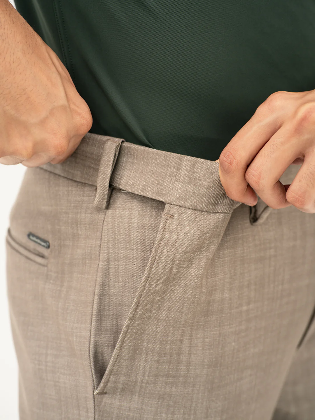Granola Brown Business Casual Pants - Image 4