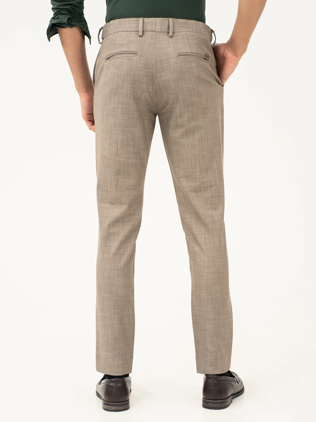 Granola Brown Business Casual Pants - Image 6