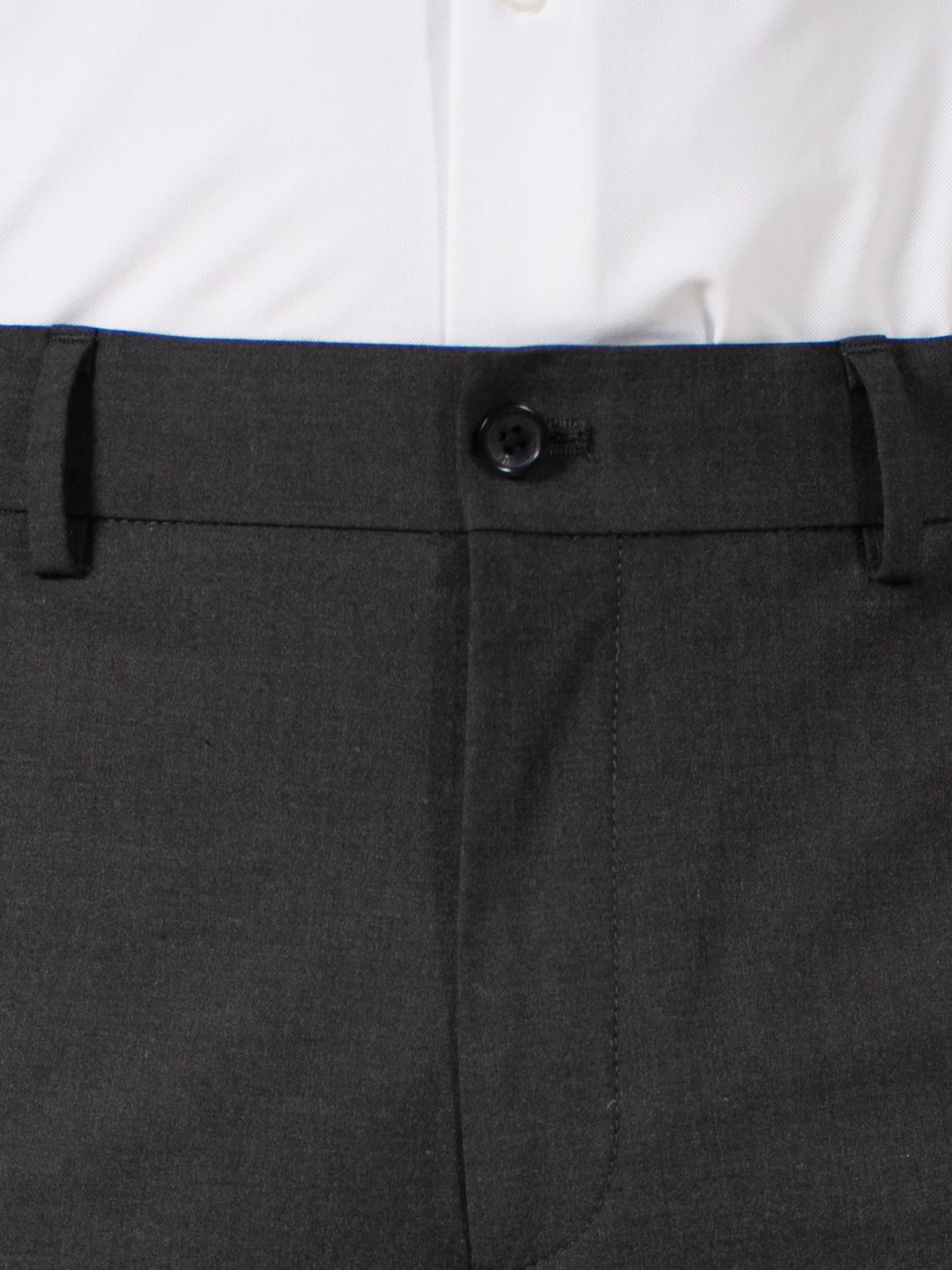 Gravitas Grey Melange Stretch Formal Pants - Image 8