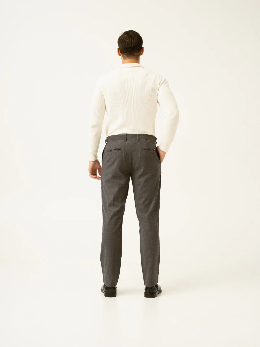 Great Grey Luxury Merino Wool Pants - Image 6