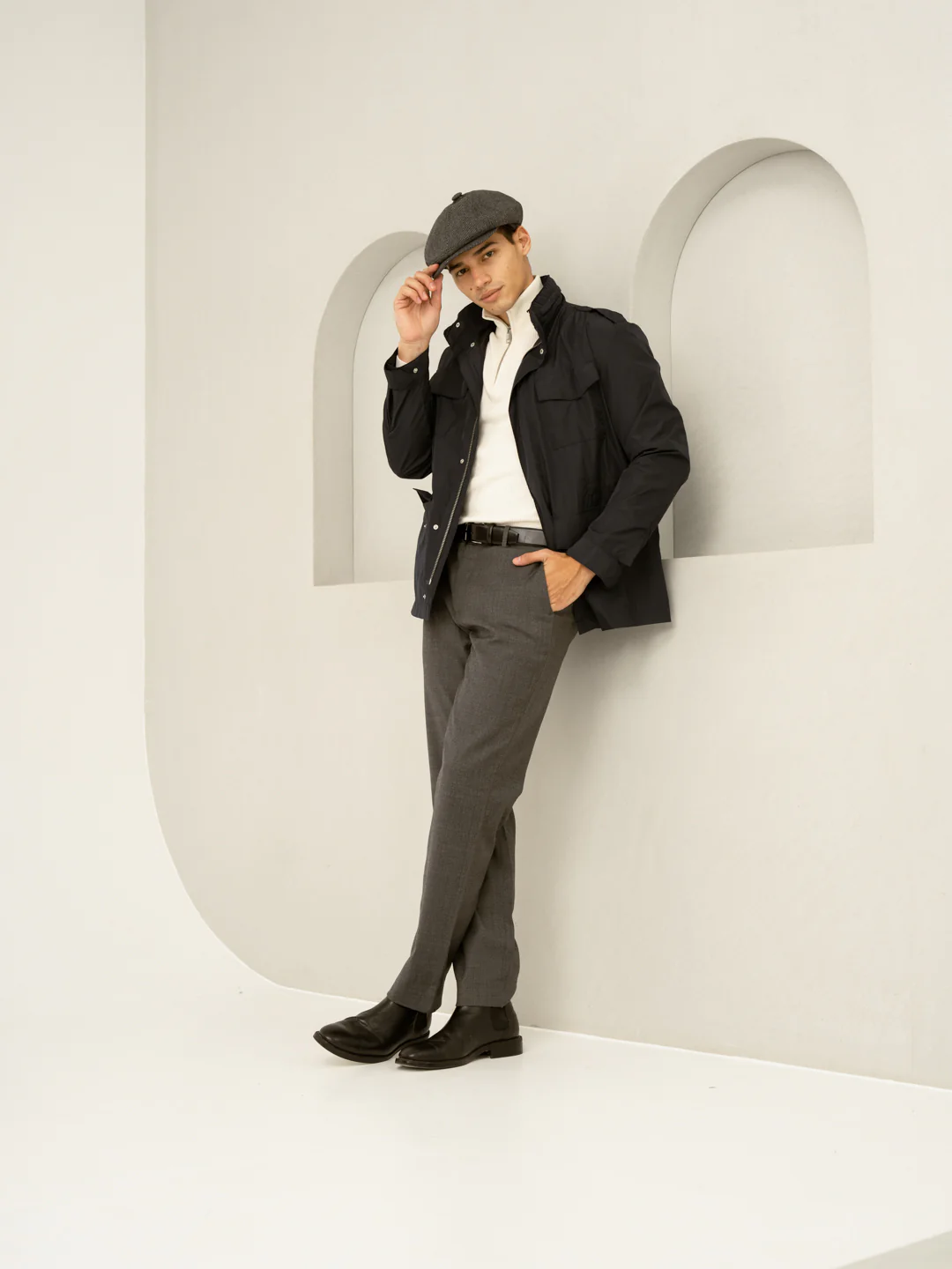 Great Grey Luxury Merino Wool Pants - Image 8