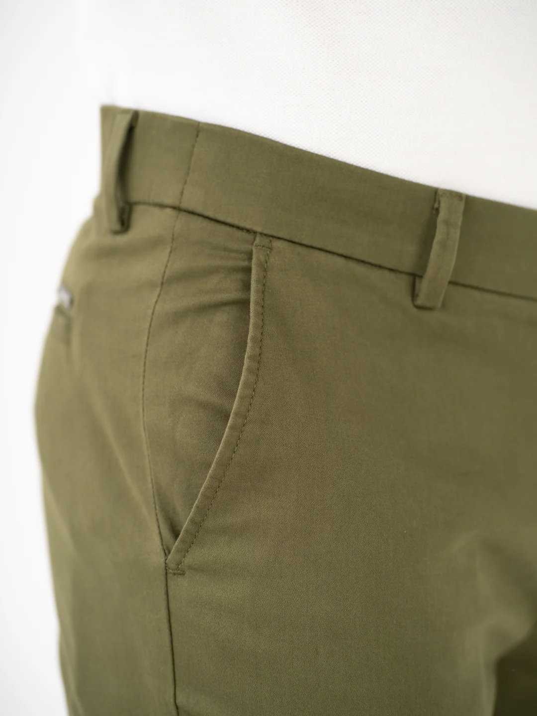 Field Green Slim Fit Stretch Chinos - Image 10