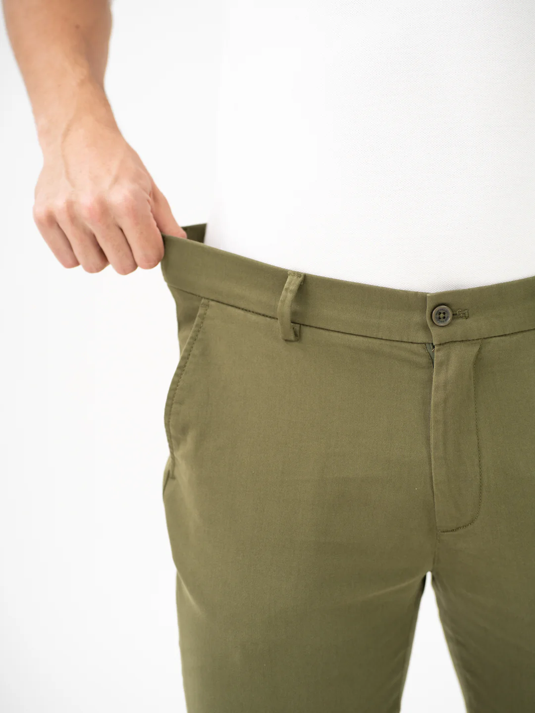 Field Green Slim Fit Stretch Chinos - Image 5