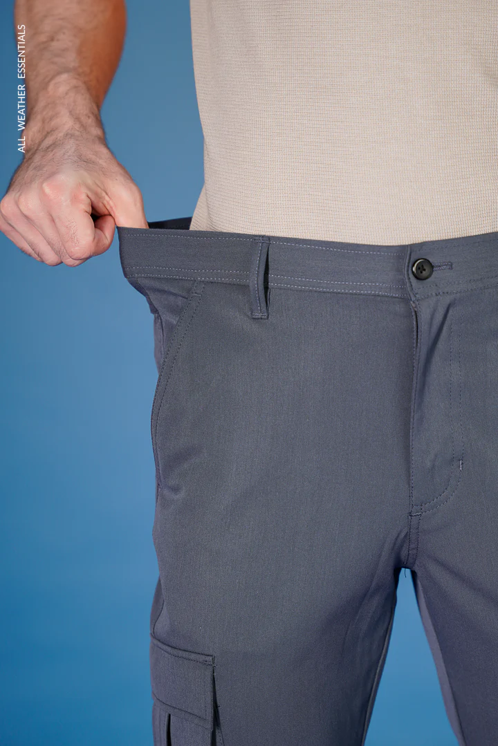 Grey All Weather Cargo Stretch Pants - Image 6