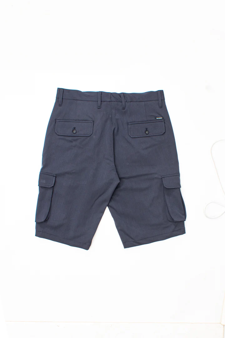 Grey All Weather Stretch Cargo Shorts - Image 8