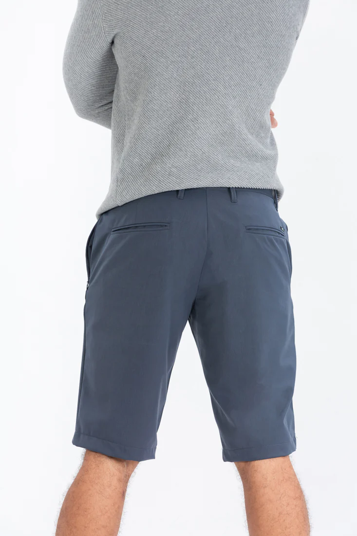 Grey All Weather Stretch Chino Shorts - Image 5