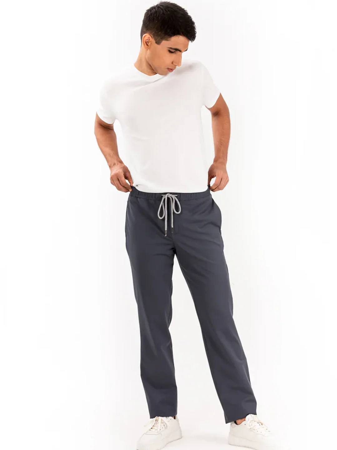 Grey All Weather Stretch Joggers - Image 2