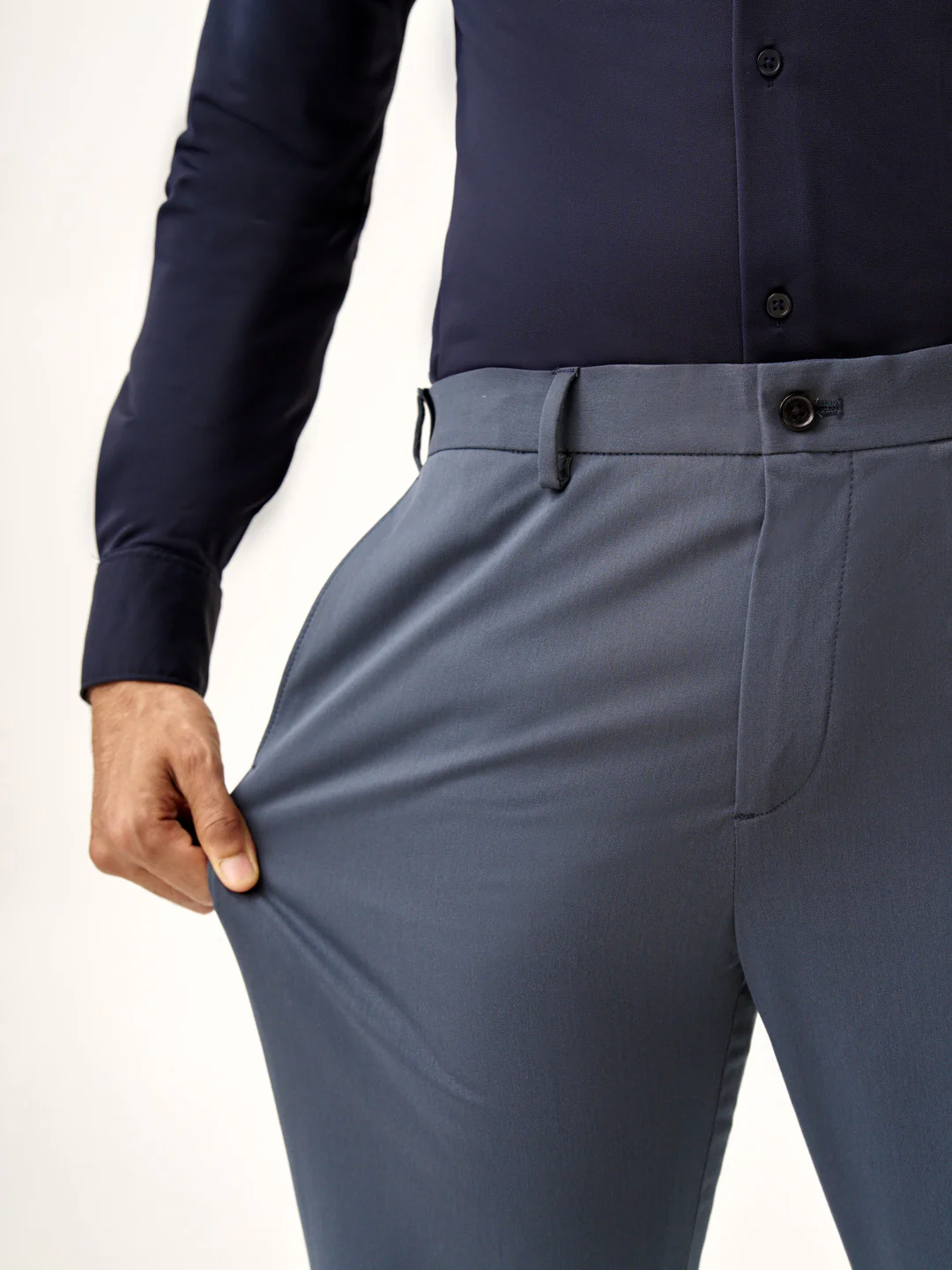 Grey All Weather Stretch Pants - Image 4