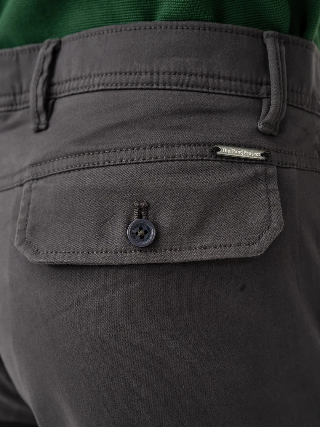 Cave Grey Slim Fit Stretch Cargo Pants - Image 5
